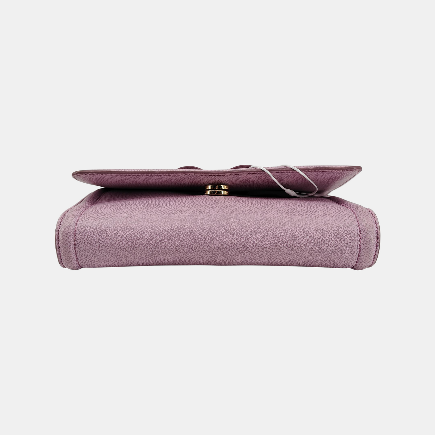 FERRAGAMO Ginny Purple Calf Leather Crossbody Bag Golden hardware Removable shoulder strap-(SKU)-940121051
