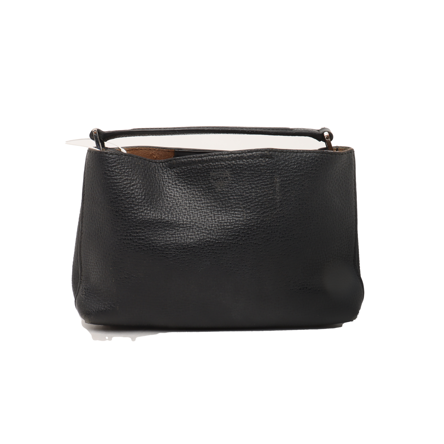 MCM Tote bag Black Leather Crossbody Bag Silver Hardware Removable shoulder strap-(SKU)-938526740