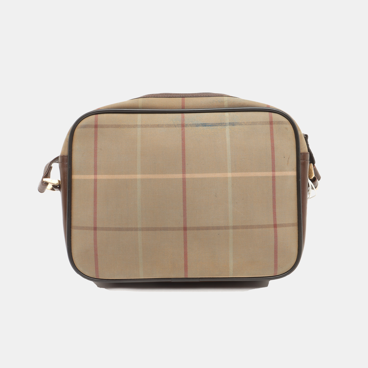 BURBERRY Camera Bag Brown Canvas Crossbody Single Shoulder Bag Golden hardware-(SKU)-936478276