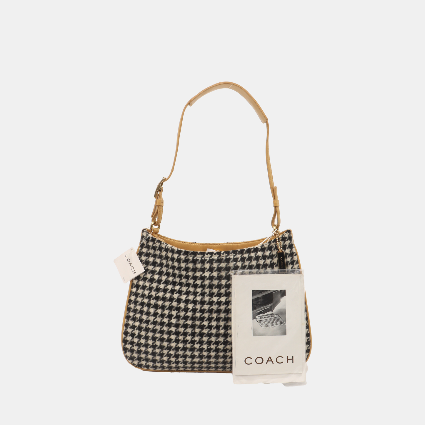 COACH Multicolor Coated Canvas Shoulder Bag Handbag Golden hardware-(SKU)-938214648