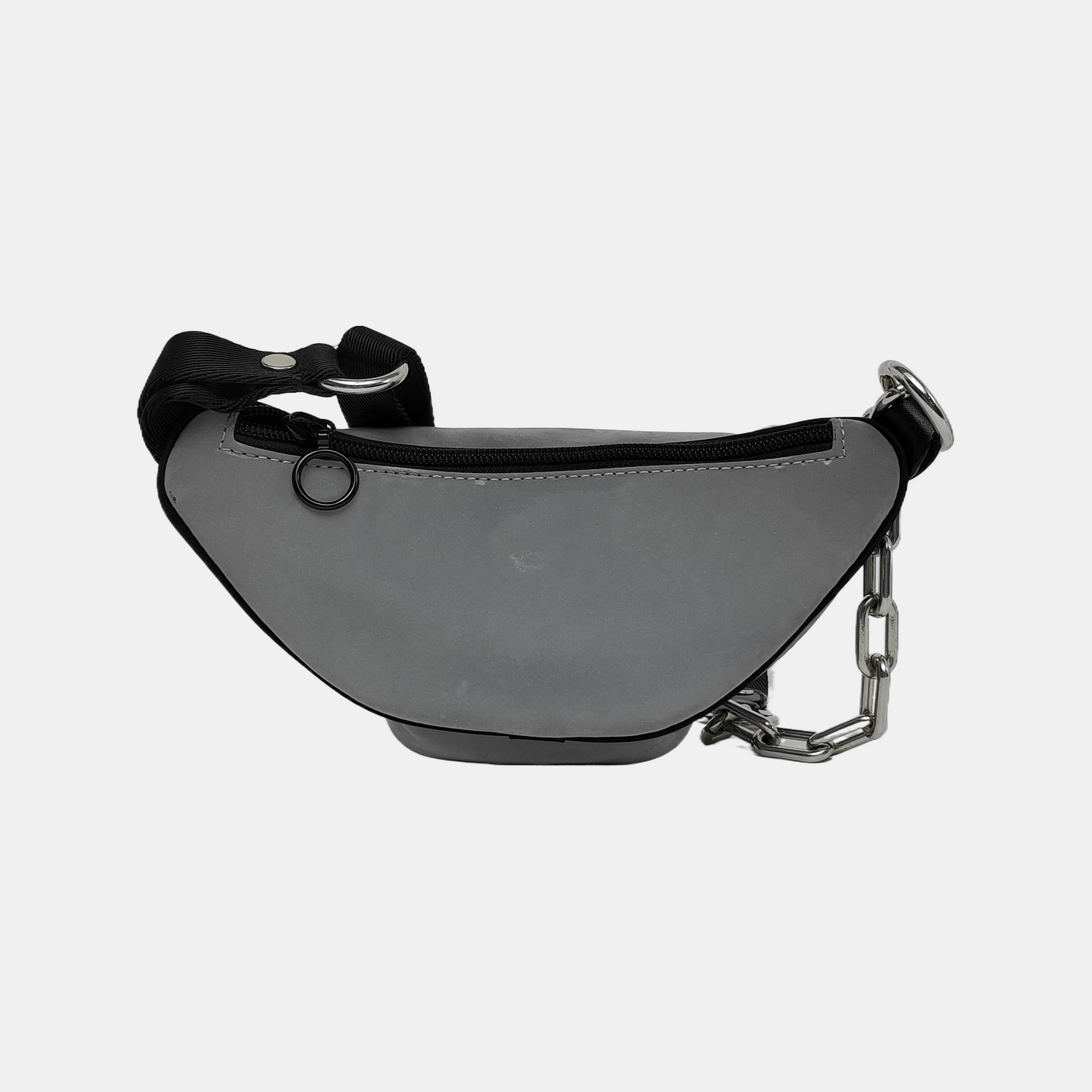 Alexander Wang Attica 浅灰色尼龙腰包腰包/胸包 Black hardware-(SKU)-940440192