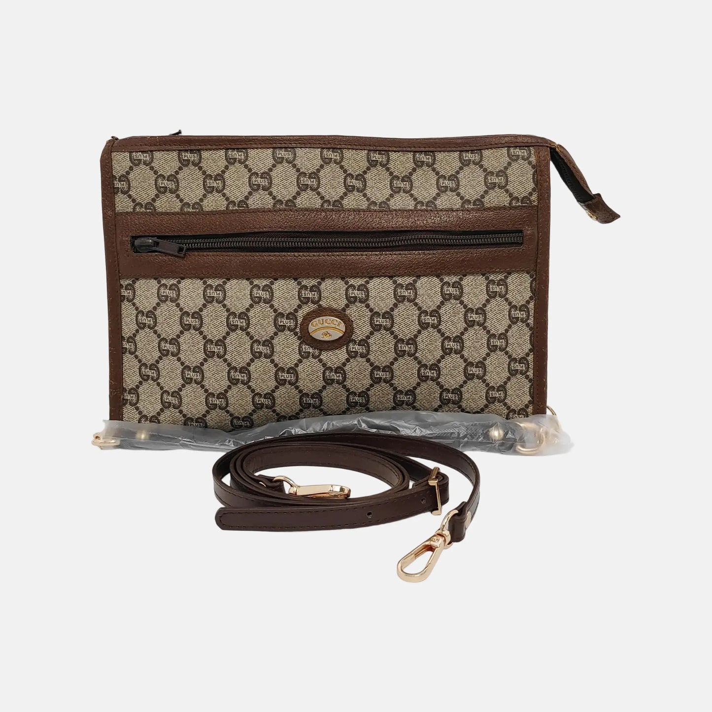 GUCCI Ebony Coated Canvas La Vieille Russie Handbag Golden hardware-(SKU)-945953928