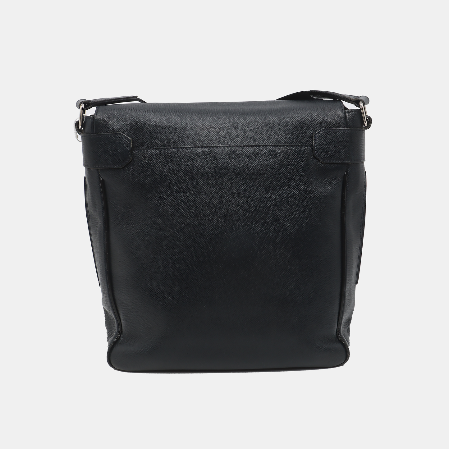 LOUIS VUITTON BOREAL Dark Blue Cowhide Single Shoulder Bag Crossbody Bag Silver Hardware-(SKU)-931854532