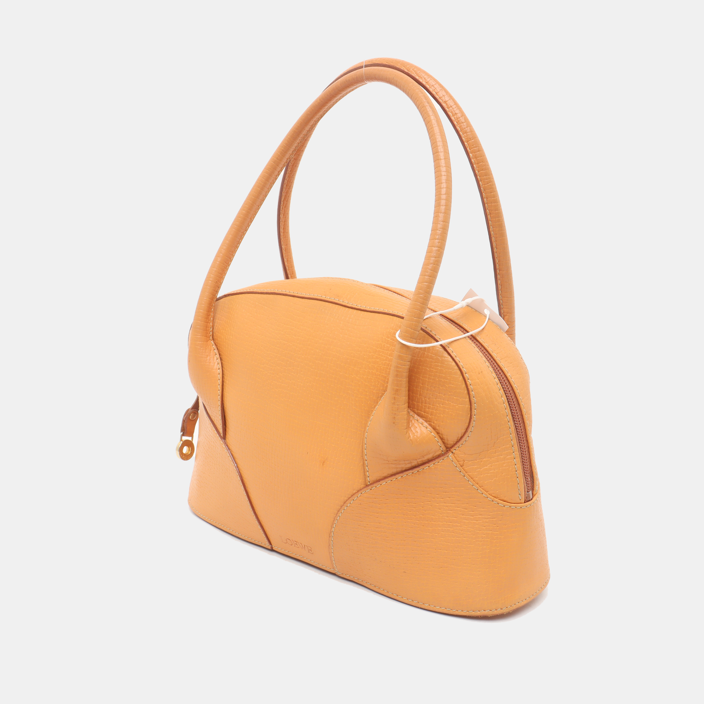 LOEWE Orange Leather Handbag Single Shoulder Bag Golden hardware-(SKU)-938690873