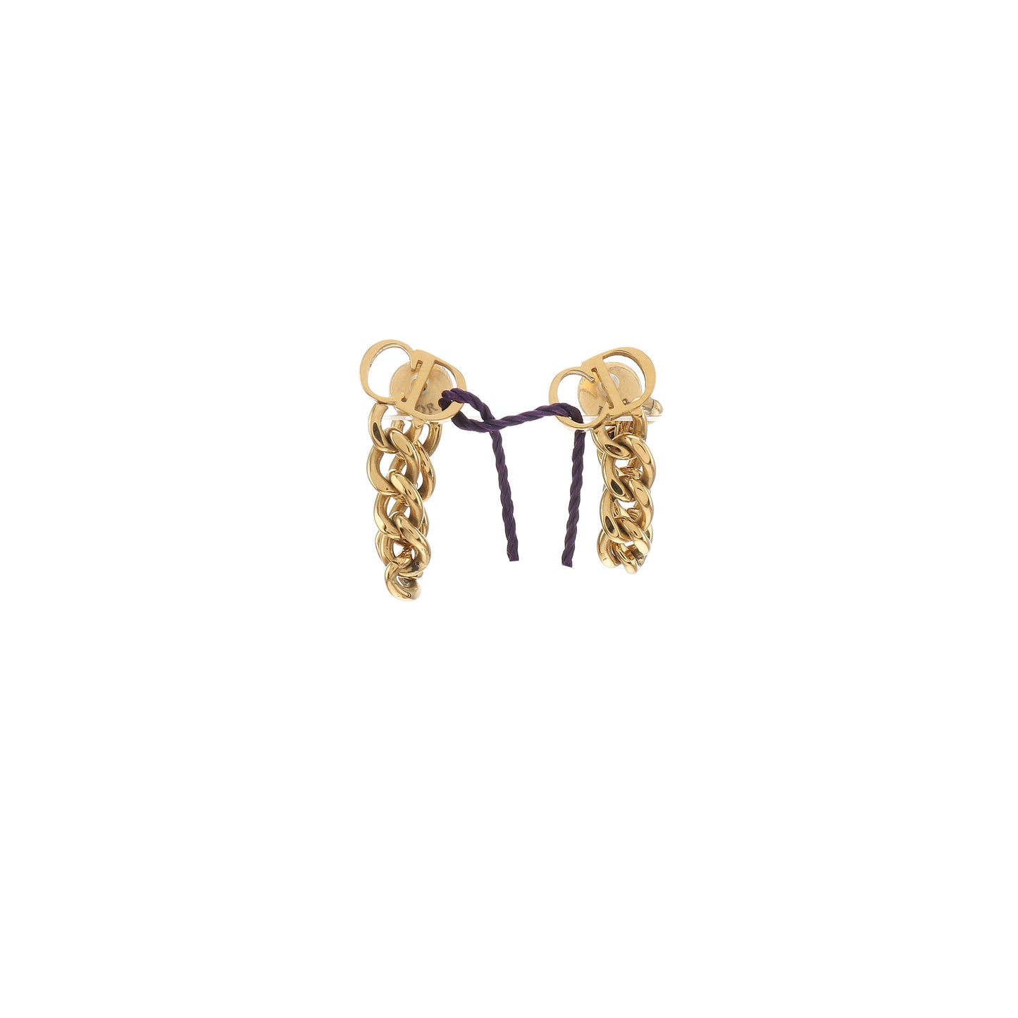 DIOR CD Icon Gold Alloy Earrings-(SKU)-937470897