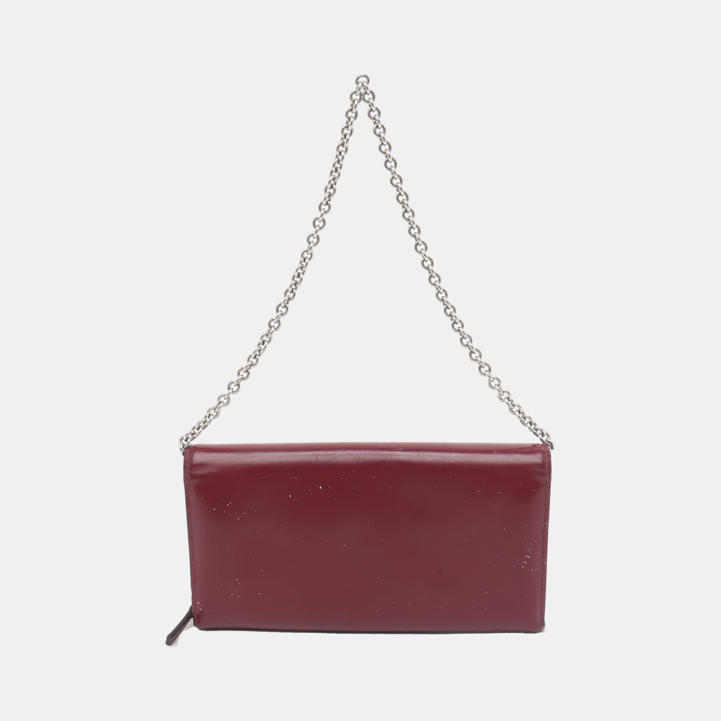 GUCCI Plum Purple Cowhide Tote Bag Silver Hardware Removable shoulder strap-(SKU)-938135471