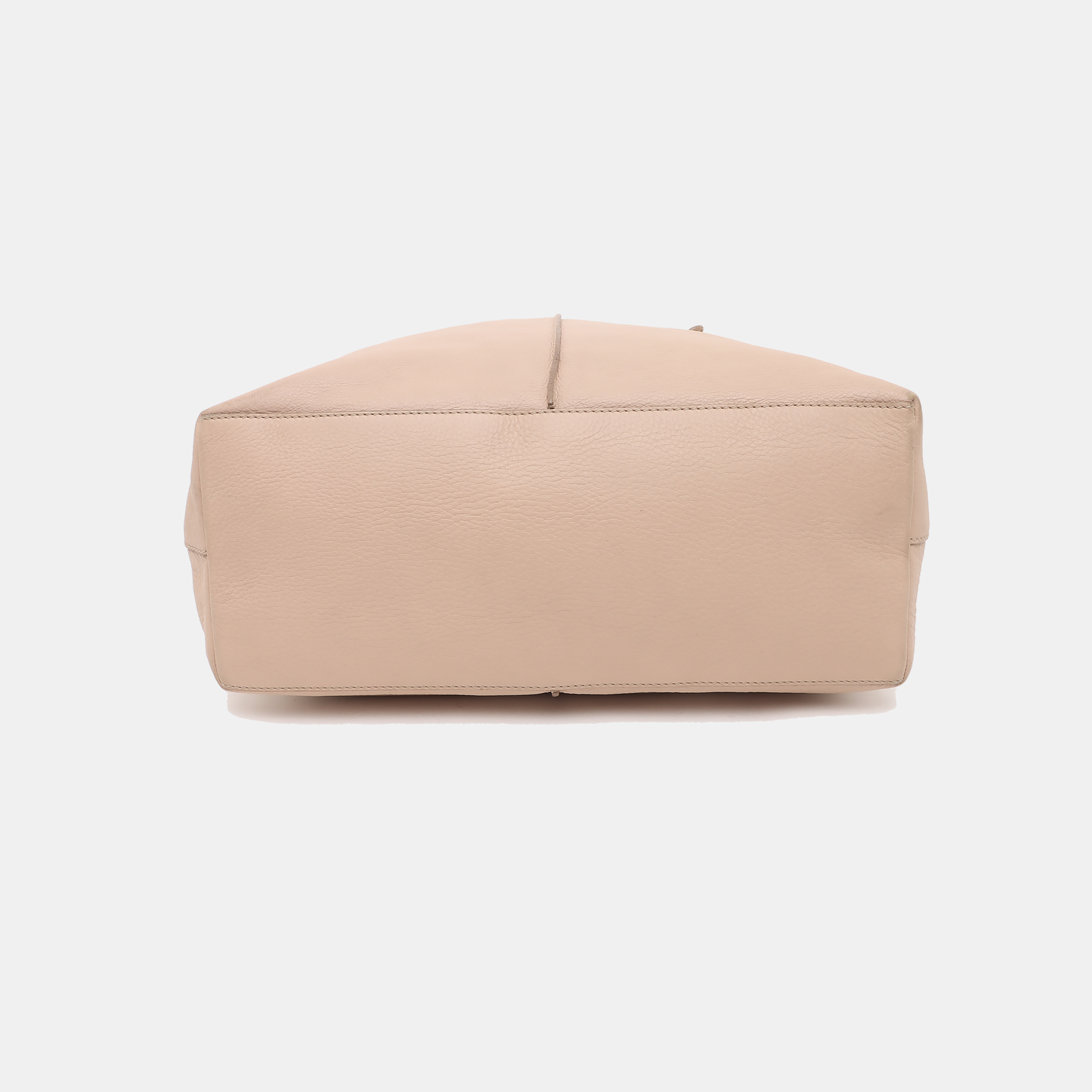 TOD'S Tote bag Nude Pink Leather Single Shoulder Bag Silver Hardware shoulder straps-(SKU)-934473034