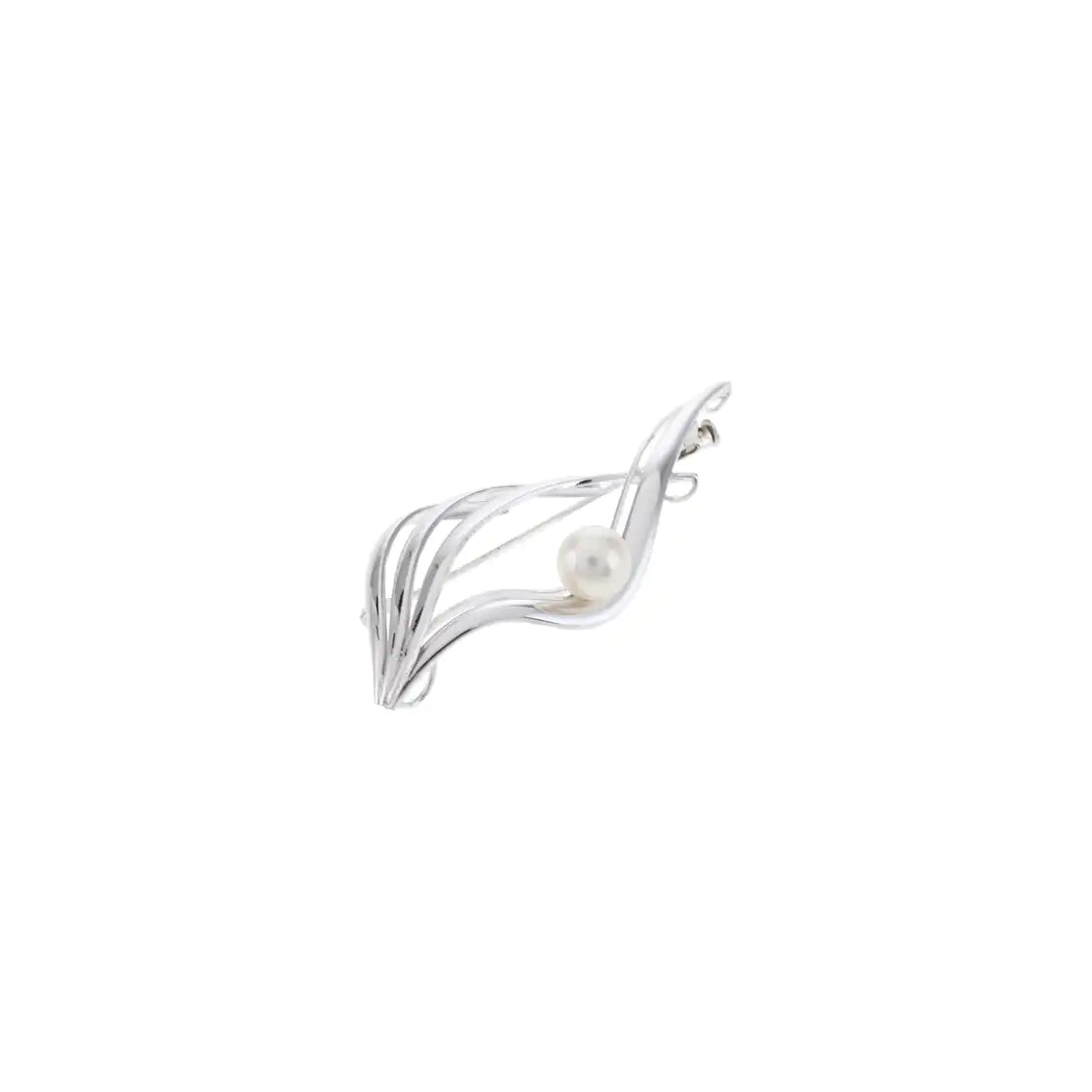 TASAKI 银色925银,珍珠胸针-(SKU)-940541378