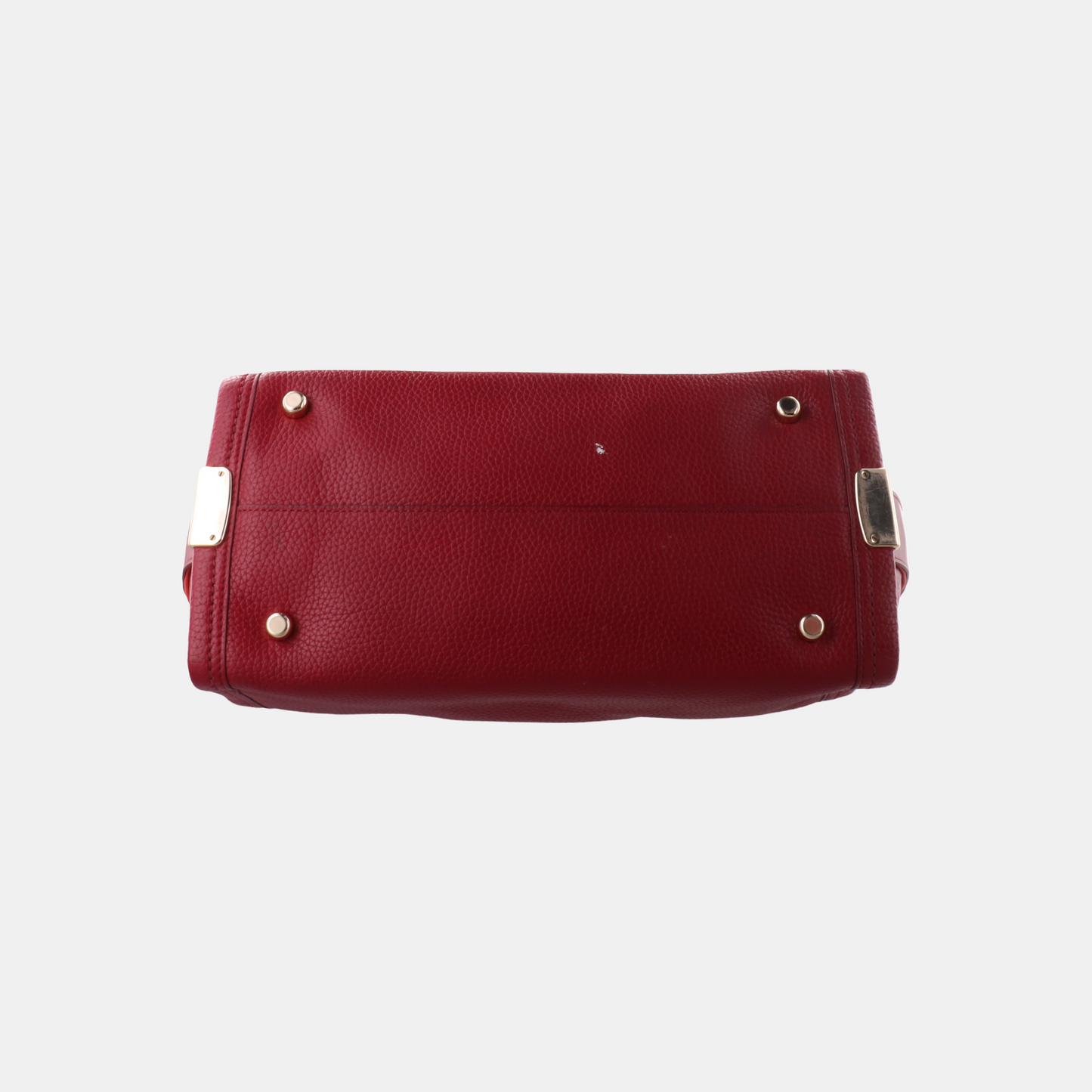 COACH SWAGGER Maroon Cowhide Single Shoulder Bag Handbag Golden hardware Removable shoulder strap-(SKU)-934444817
