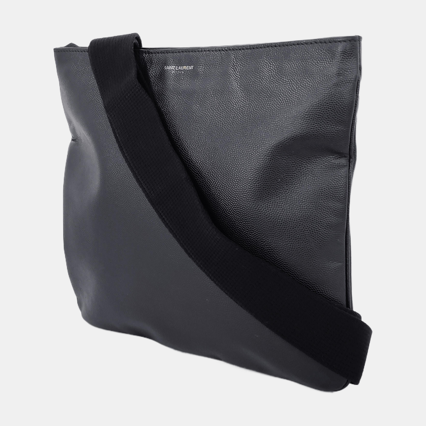 YSL Dark blue cowhide shoulder bag-(SKU)-943923815