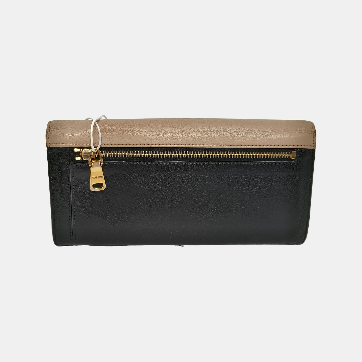 Miu Miu Brown Leather Handbag Golden hardware-(SKU)-938080004