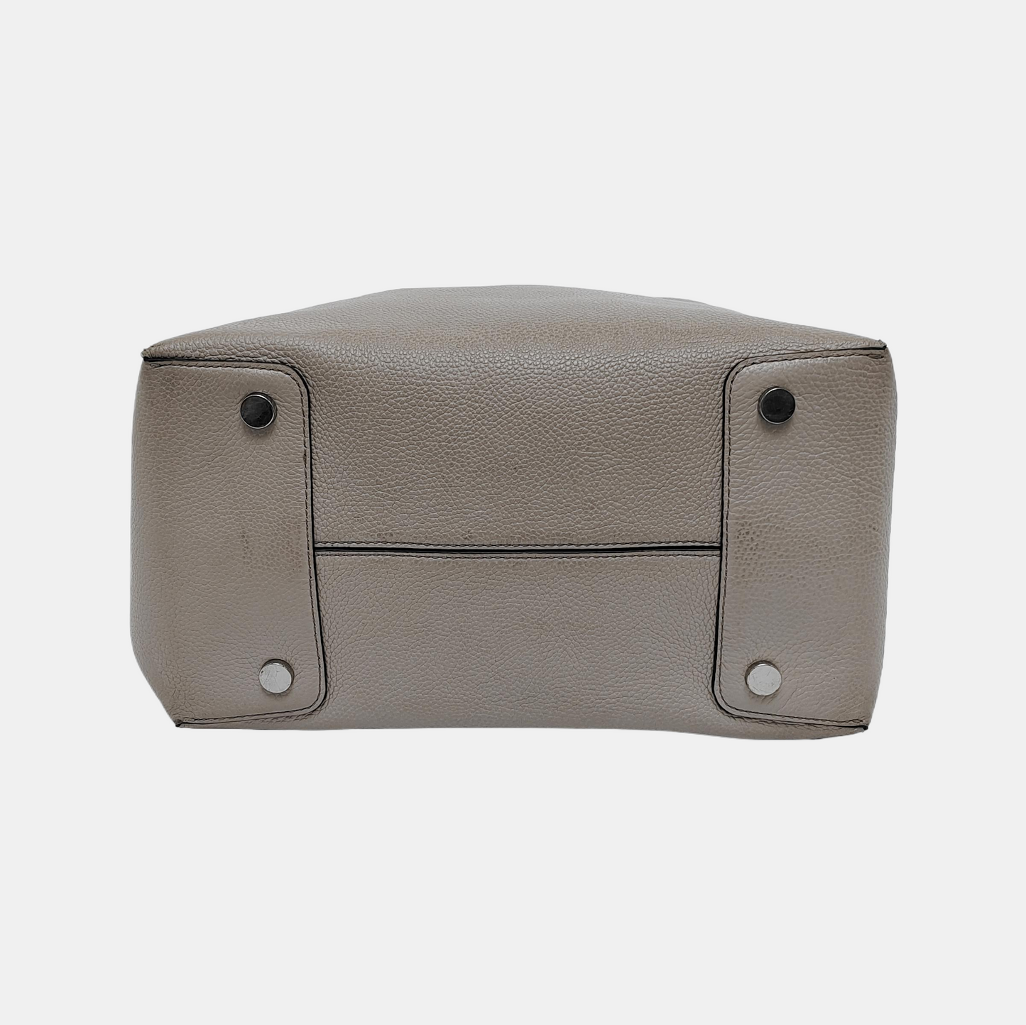 MICHAEL KORS Mercer Gray cowhide single shoulder bag crossbody handbag Silver Hardware Removable shoulder strap-(SKU)-940249549