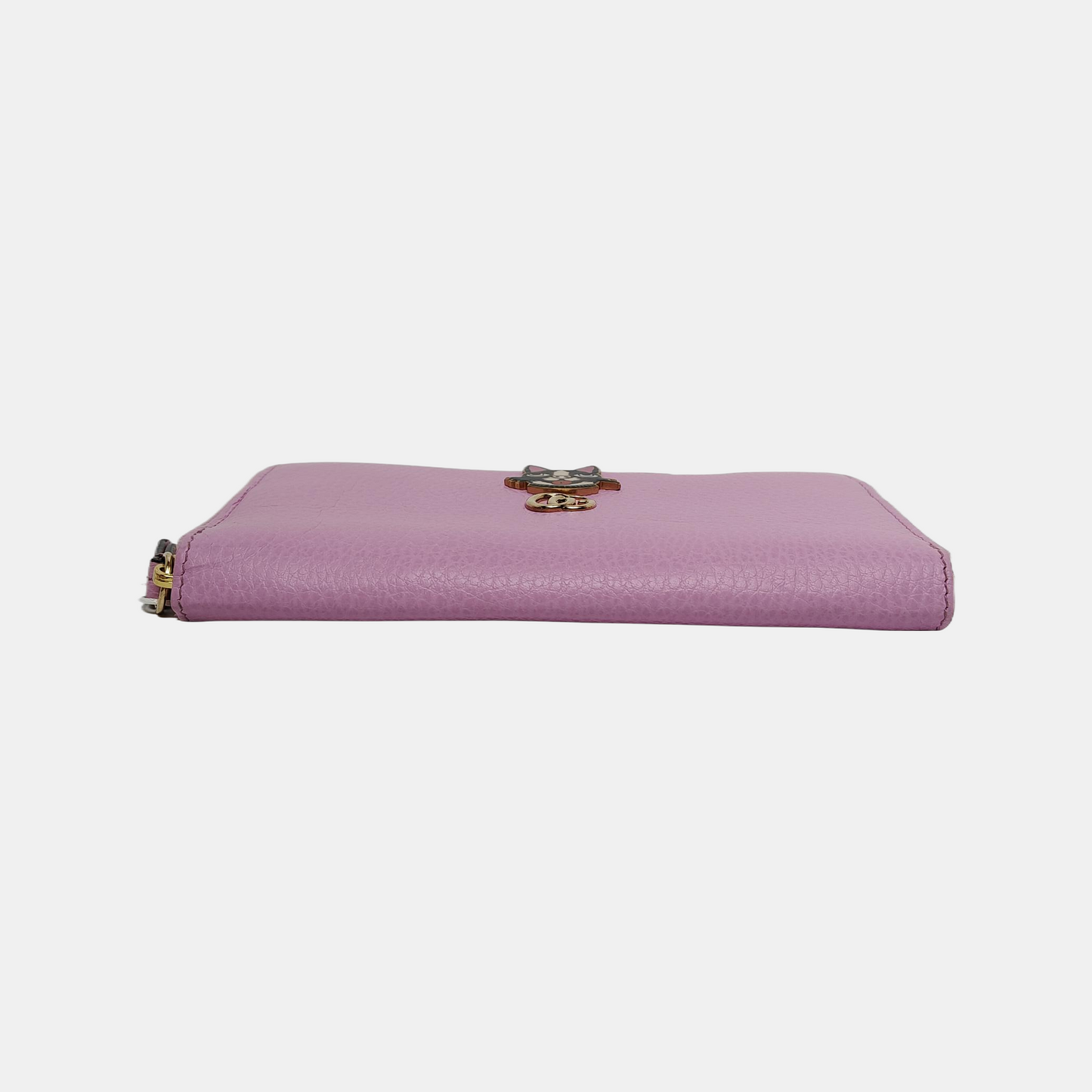 GUCCI GG Marmont Fuchsia Cowhide Badge Wallet Golden hardware-(SKU)-941729773