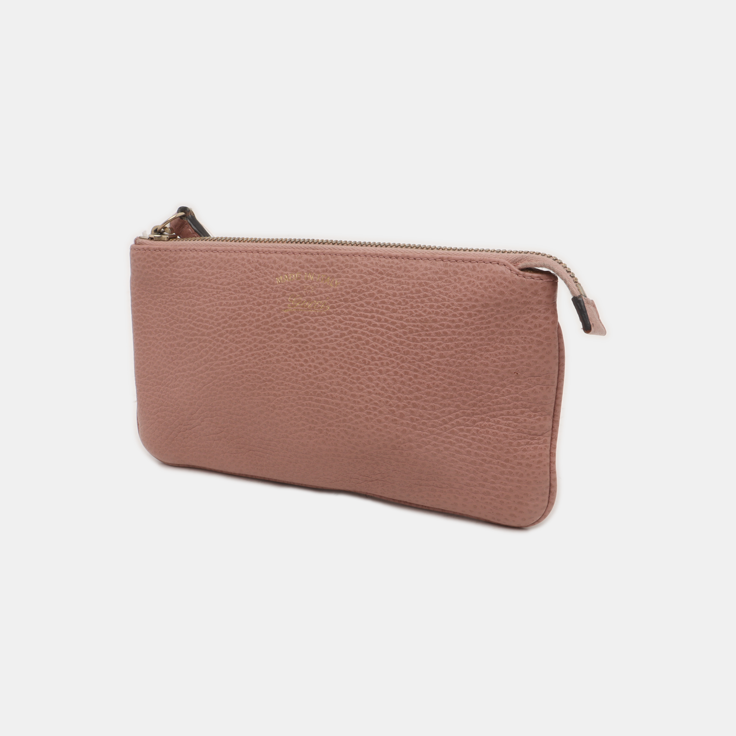 GUCCI Pink Cowhide Pocketbook Golden hardware-(SKU)-935685541