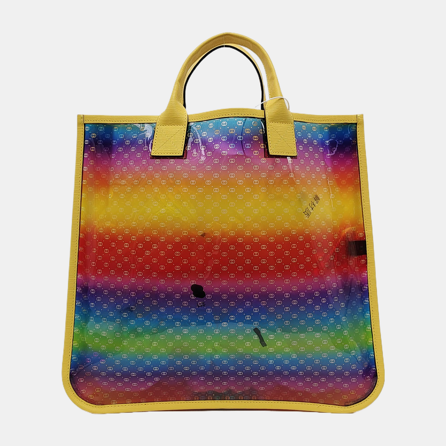 GUCCI Tote bag Large size Multicolor Plastic Monogrammed Handbag-(SKU)-940651267