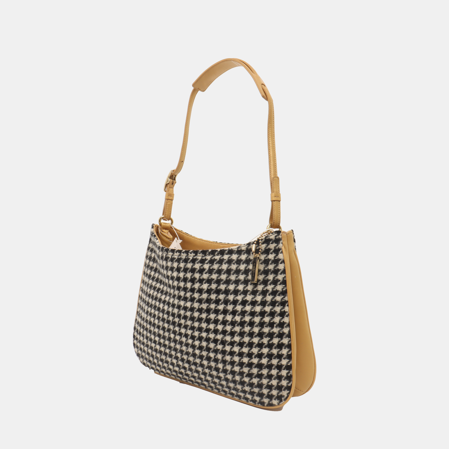 COACH Multicolor Coated Canvas Shoulder Bag Handbag Golden hardware-(SKU)-938214648