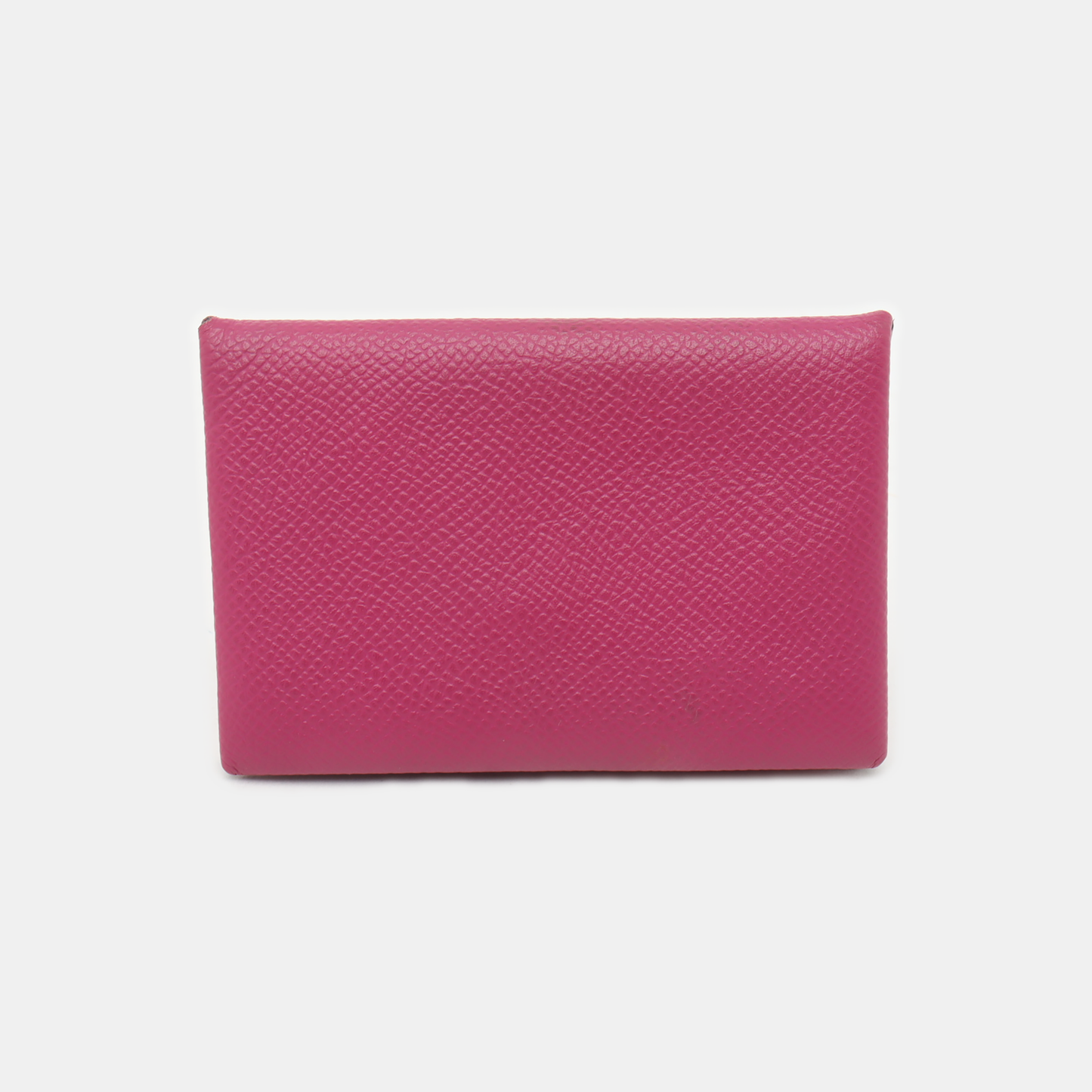 HERMÈS Calvi Magnolia PinkEpsom牛皮卡包 Silver Hardware Astamp-(SKU)-937045587