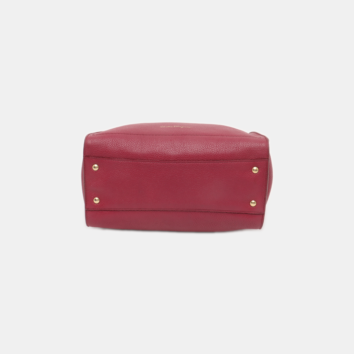 FERRAGAMO Amy Medium size Fuchsia Cowhide Leather Shoulder Bag Golden hardware-(SKU)-939936787