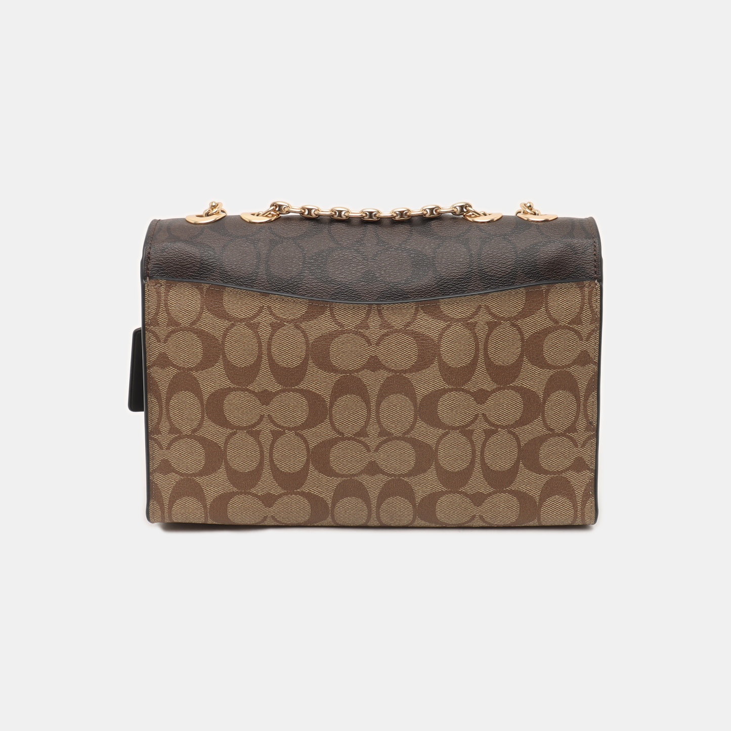 COACH Multicolor Coated Canvas La Vieille Russie Single Shoulder Bag Crossbody Bag Golden hardware-(SKU)-937763825