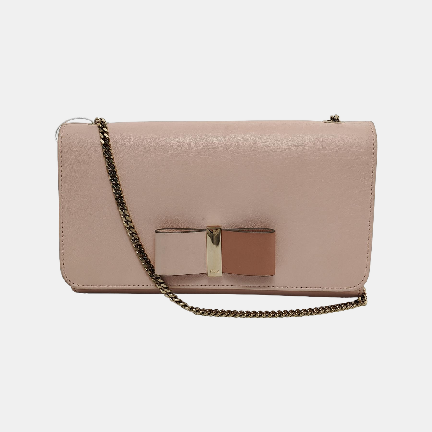 Chloé Pink Cowhide Crossbody Bag Golden hardware-(SKU)-944789609
