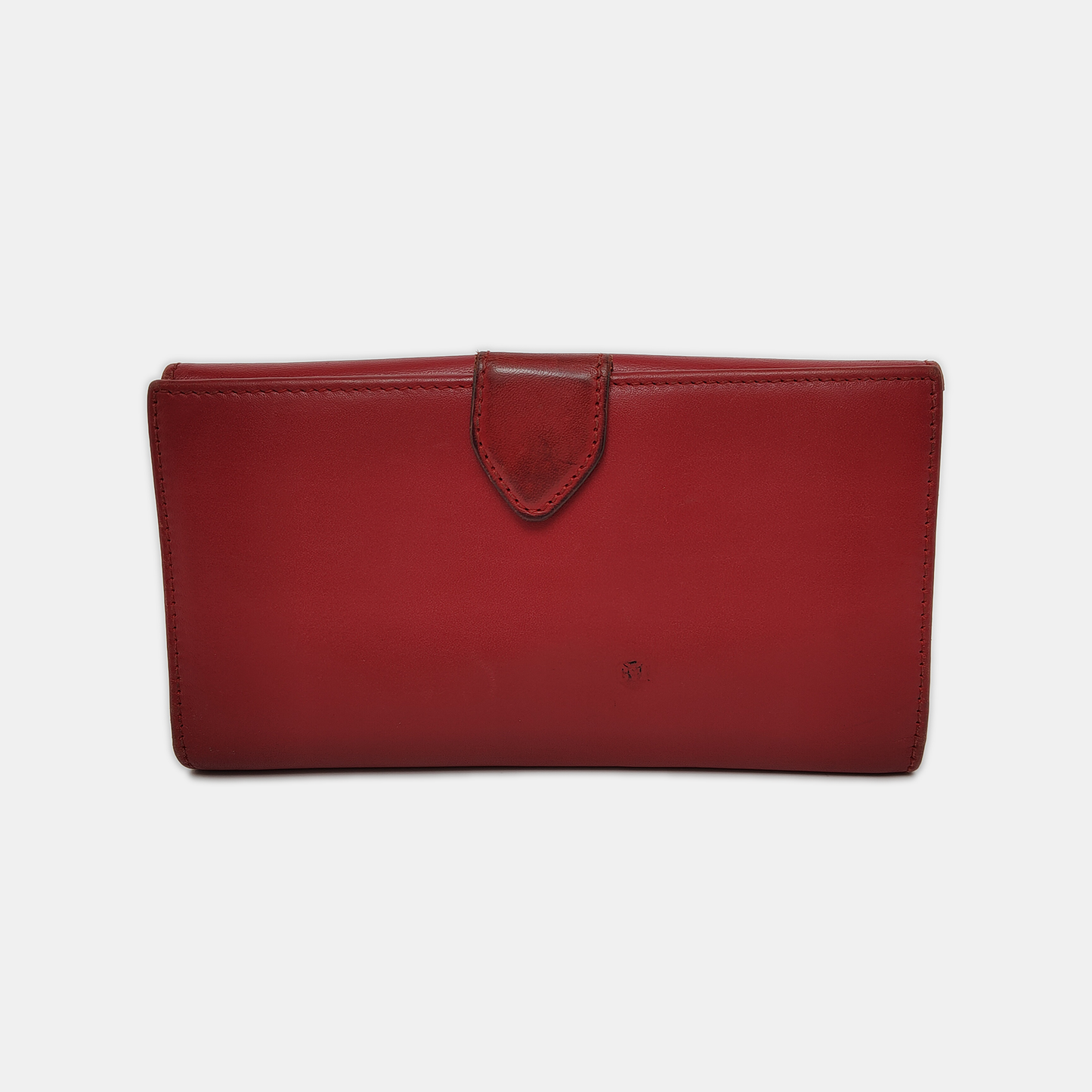 FERRAGAMO Red Leather Wallet Golden hardware-(SKU)-940253959