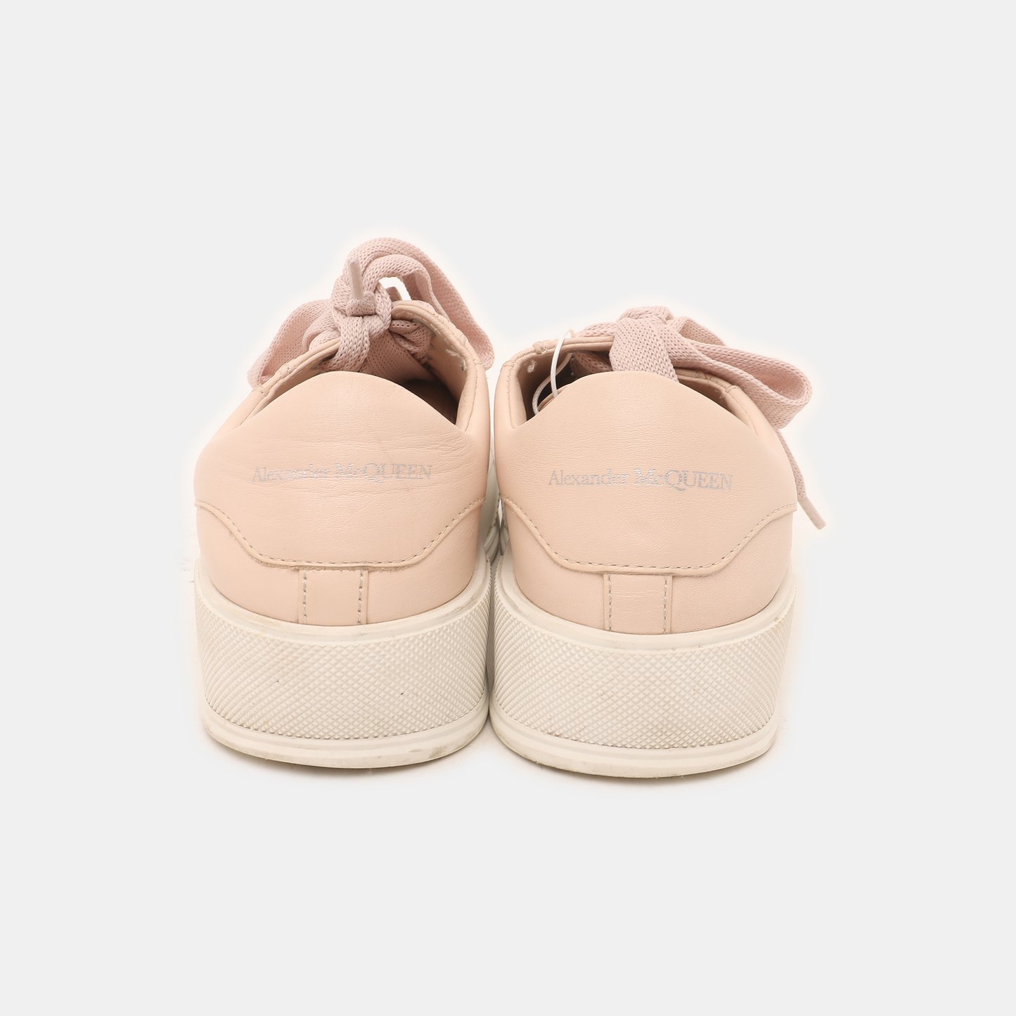 Alexander McQUEEN 37code Spring Autumn Pink Leather Women's Sports Casual Shoes-(SKU)-939721701