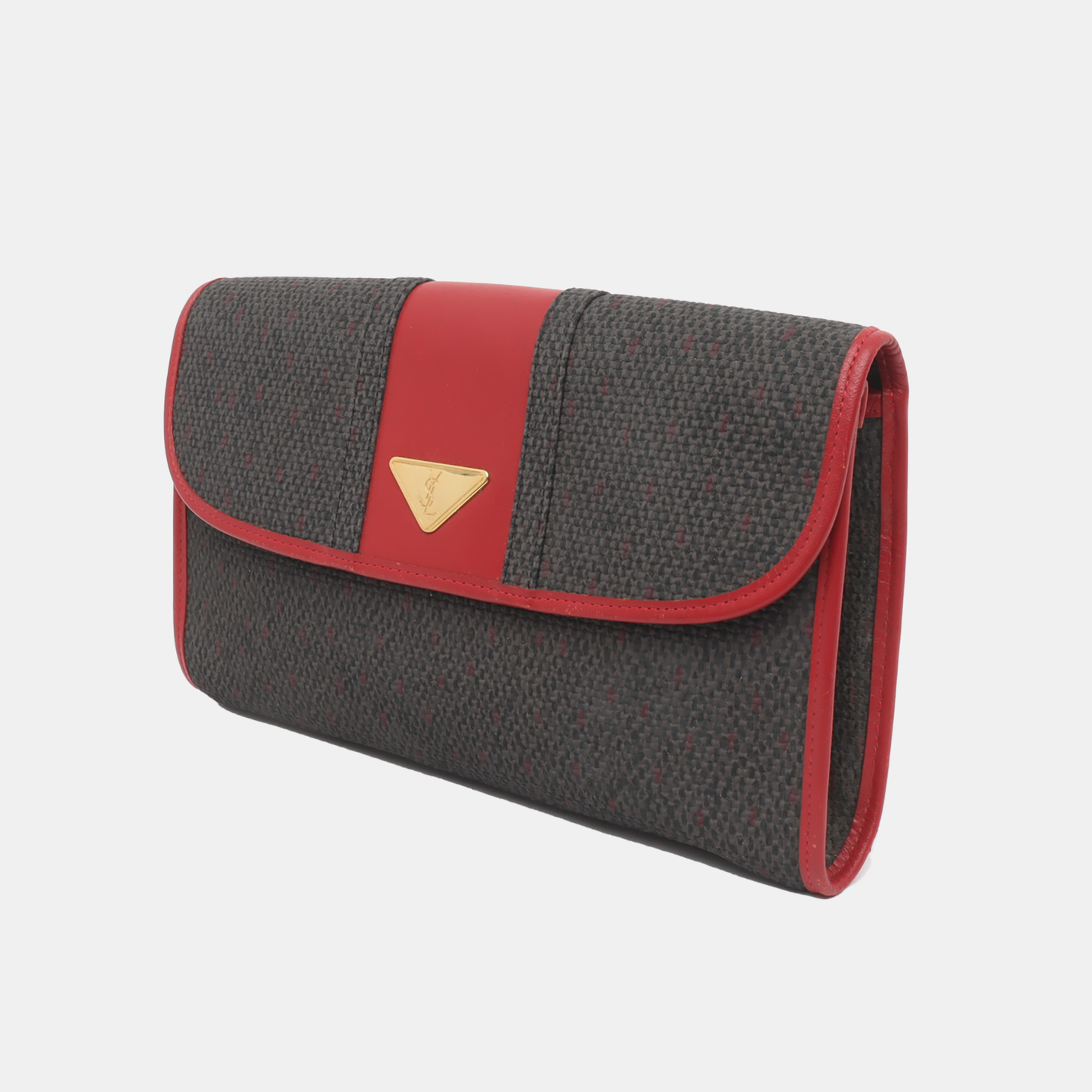 YSL Multicolor Coated Canvas Handbag Golden hardware-(SKU)-938690510