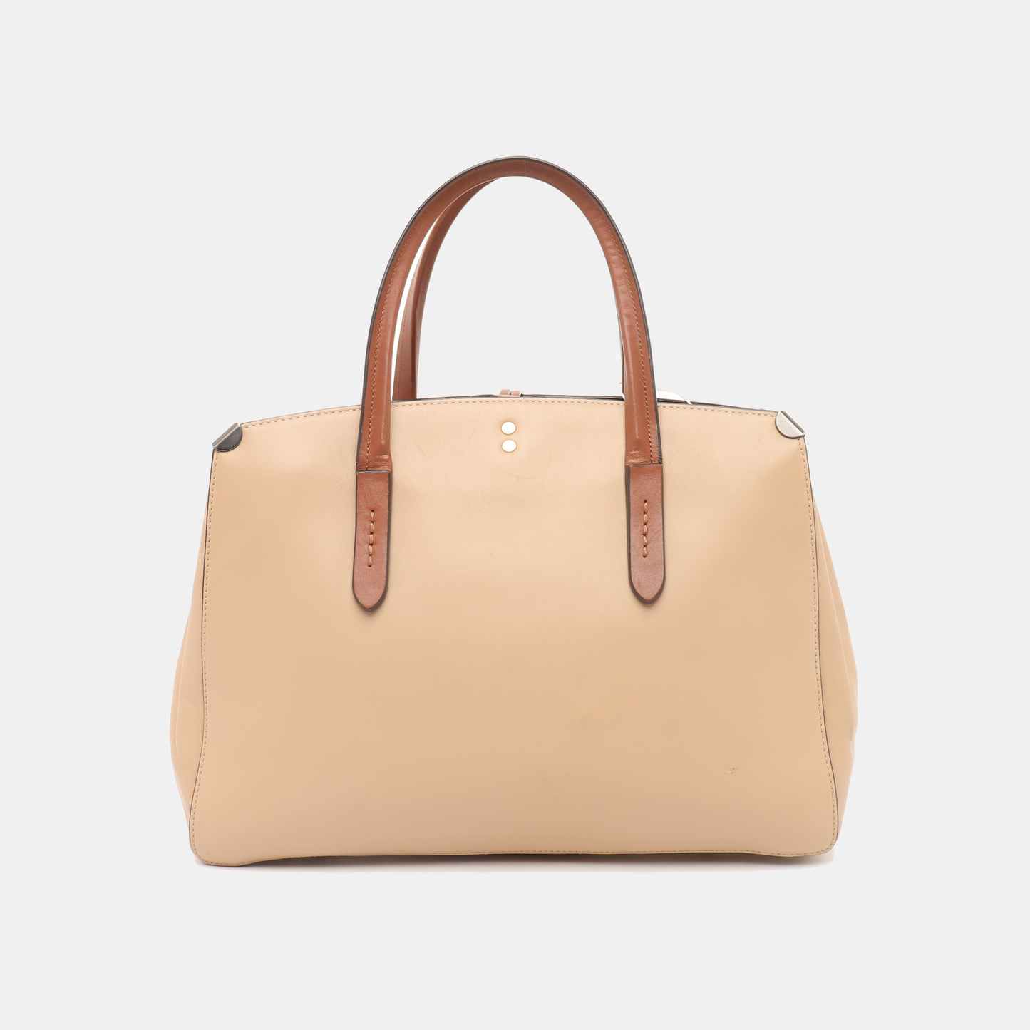 COACH COOPER CARRYALL Khaki Leather Tote Bag Shoulder Bag Golden hardware-(SKU)-936696724