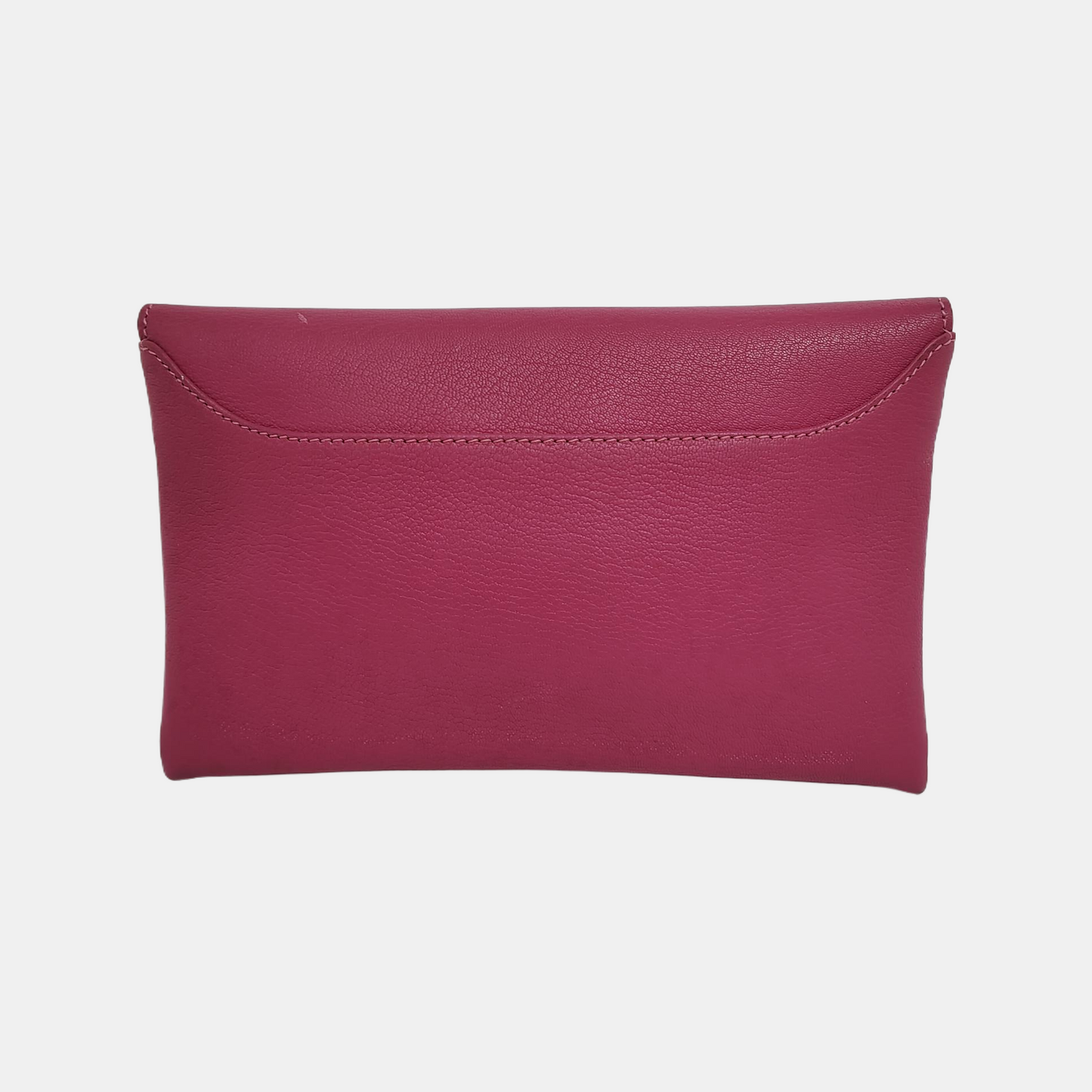 GIVENCHY Fuchsia Leather Clutch Golden hardware-(SKU)-942770885