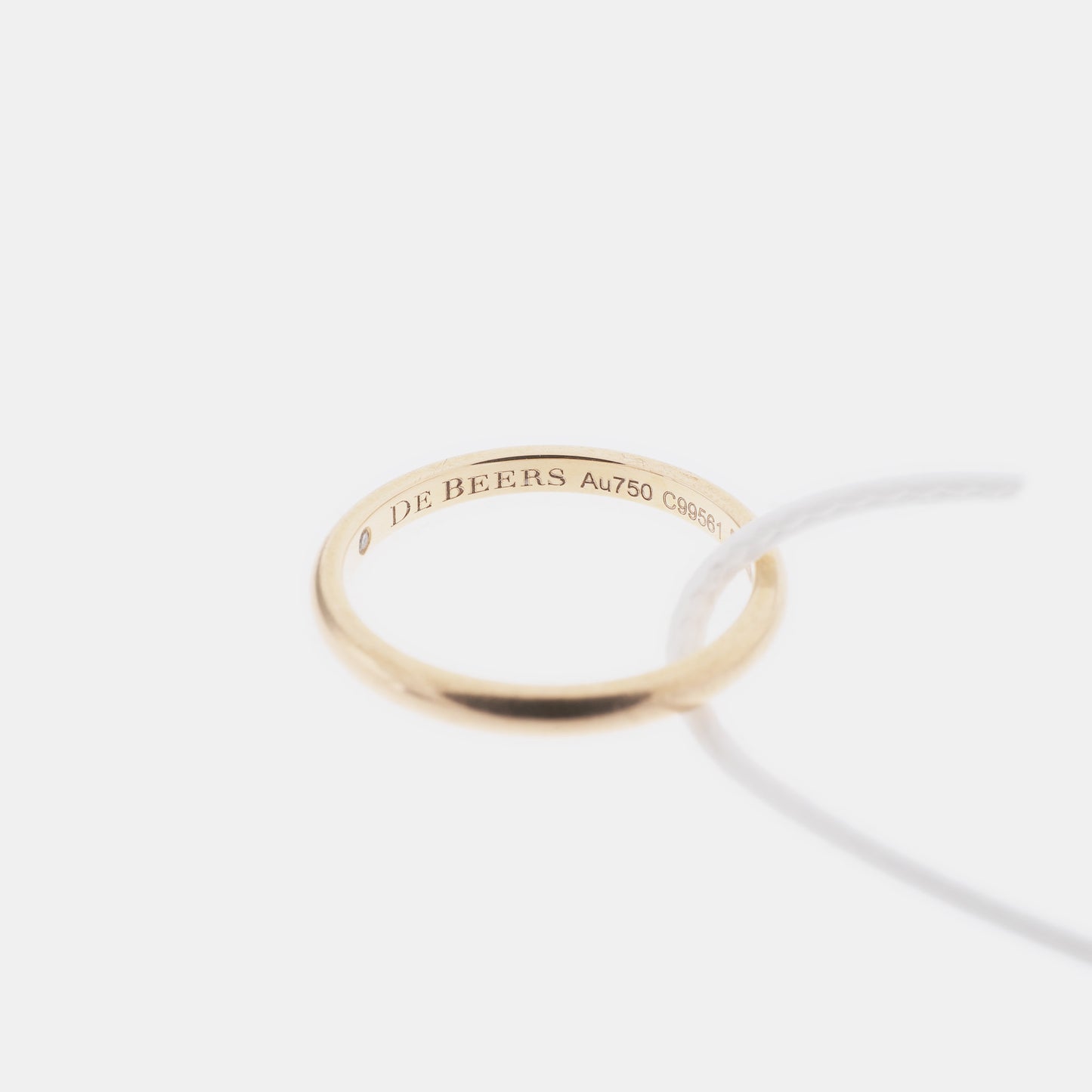 De Beers DB Classic 欧code47code 玫瑰金色18K玫瑰金戒指-(SKU)-942777322