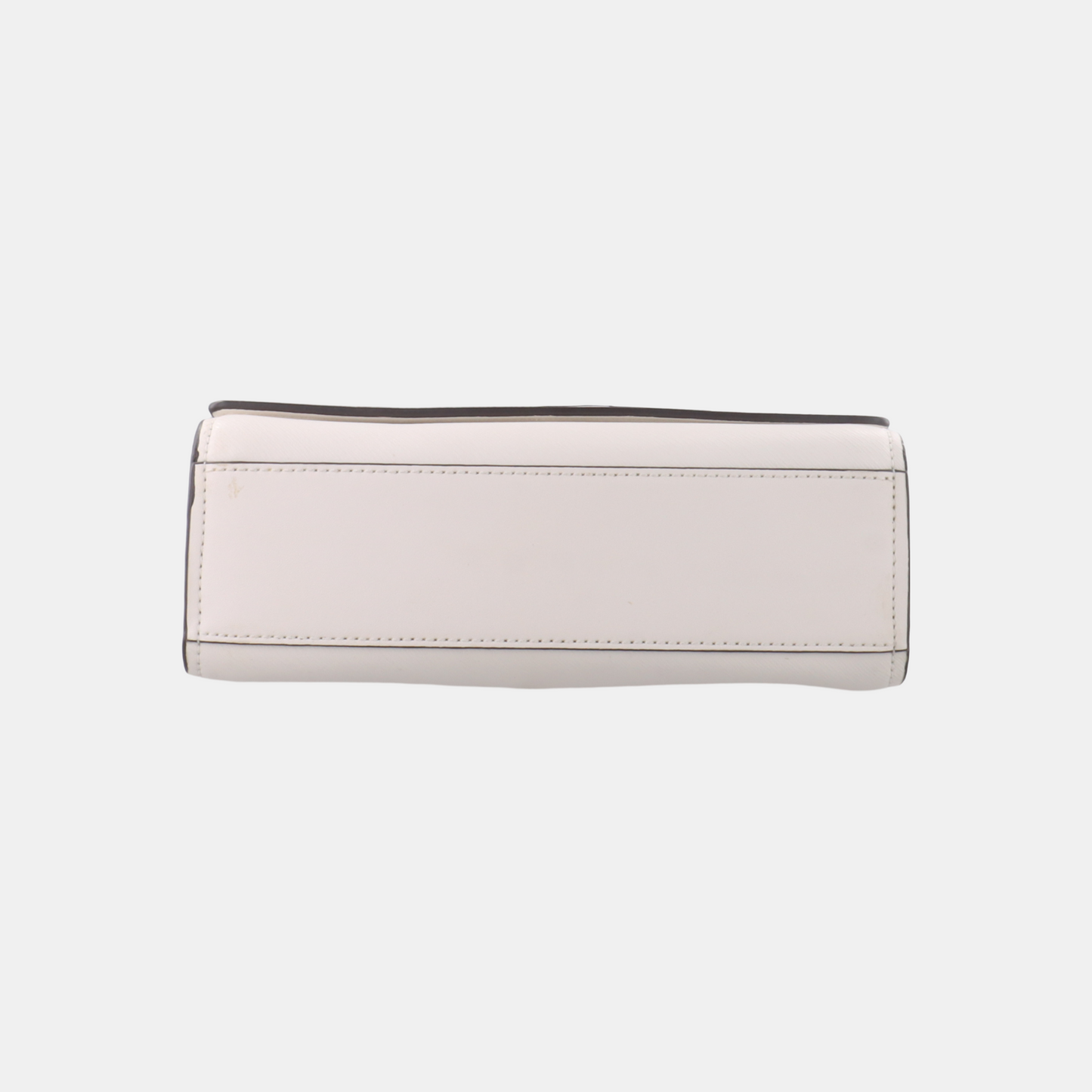 MICHAEL KORS White Leather Single Shoulder Bag Crossbody Bag Golden hardware-(SKU)-936597354