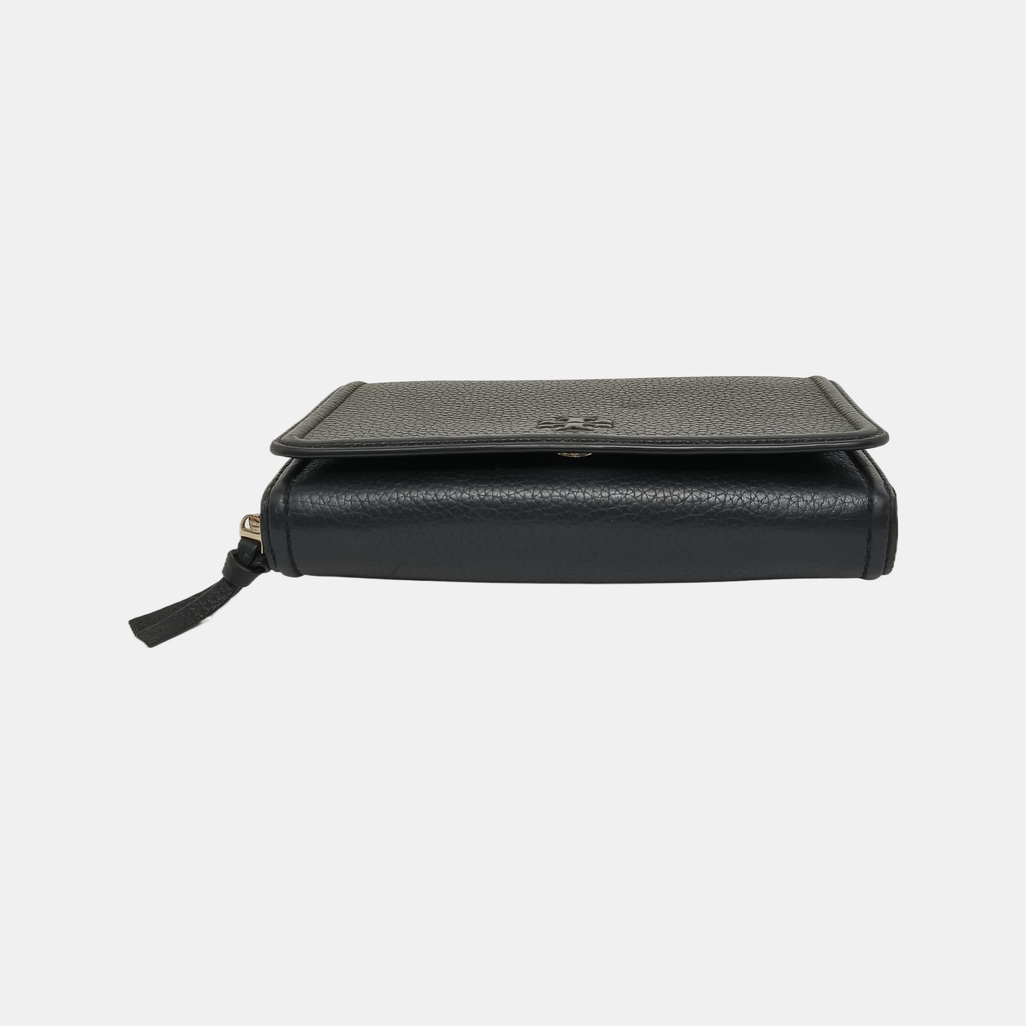 TORY BURCH Taylor Black leather crossbody bag handbag Golden hardware Removable shoulder strap-(SKU)-940194688