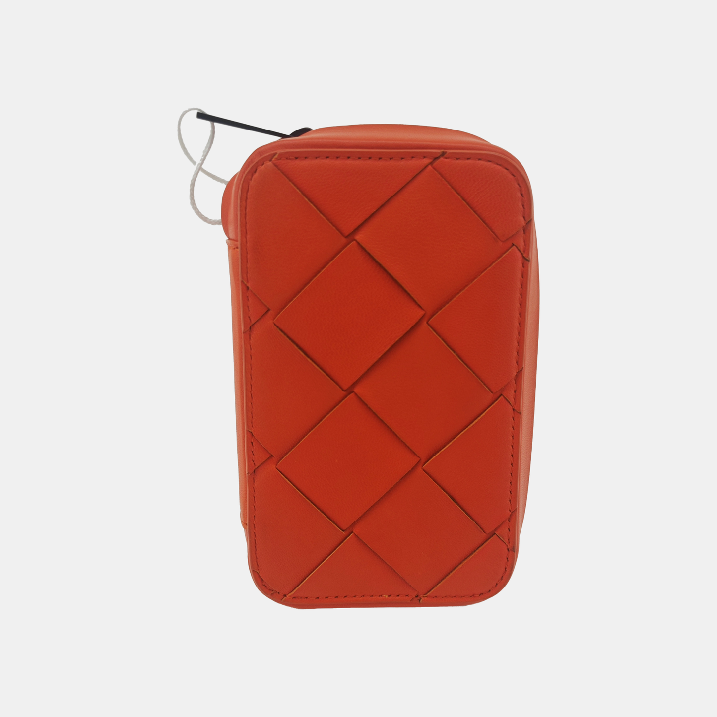 BOTTEGA VENETA Red Lamb Skin Woven Handbag-(SKU)-938648088