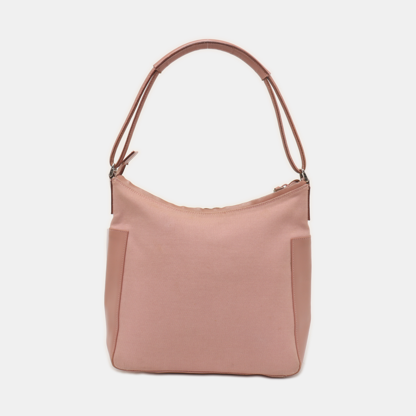 GUCCI Bucket bag Pink Canvas Shoulder Bag Tote Bag Silver Hardware-(SKU)-935552041