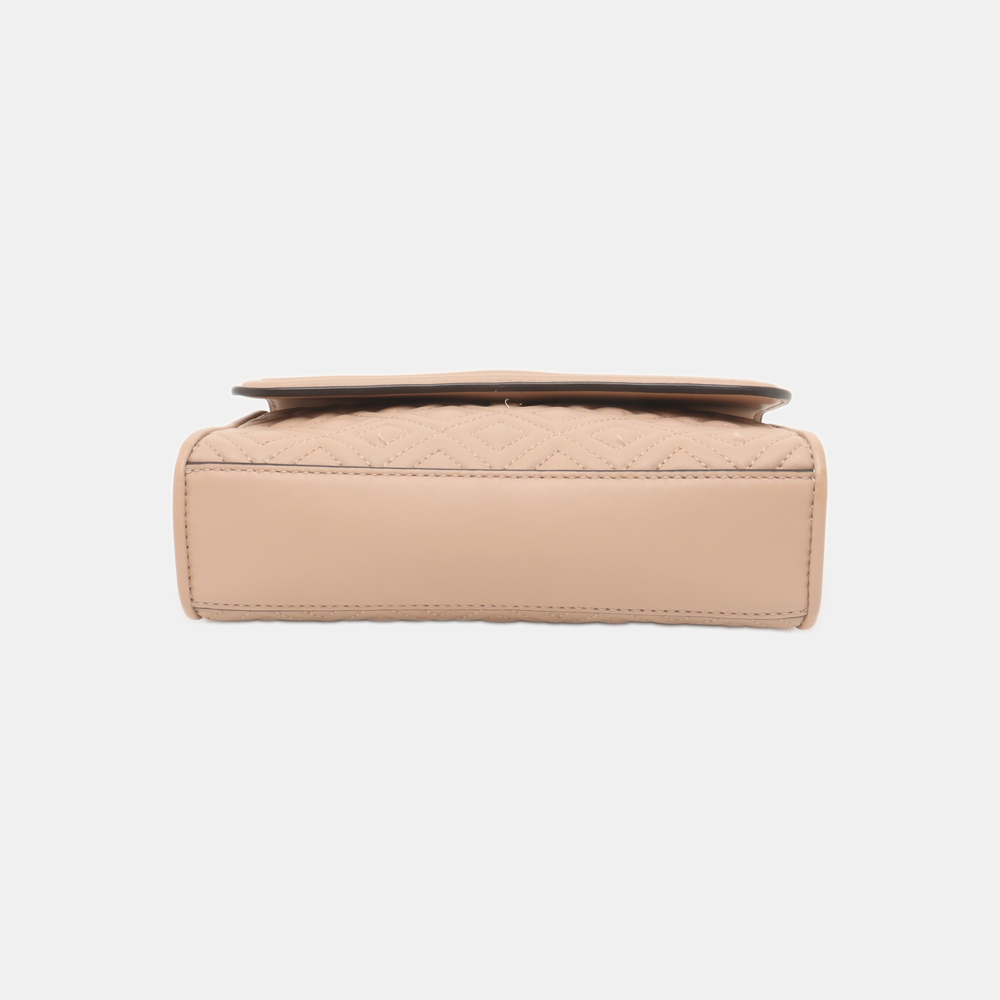 TORY BURCH Fleming Small size Nude Pink Cowhide Quilted Fringe Shoulder Bag Crossbody Golden hardware-(SKU)-14255932