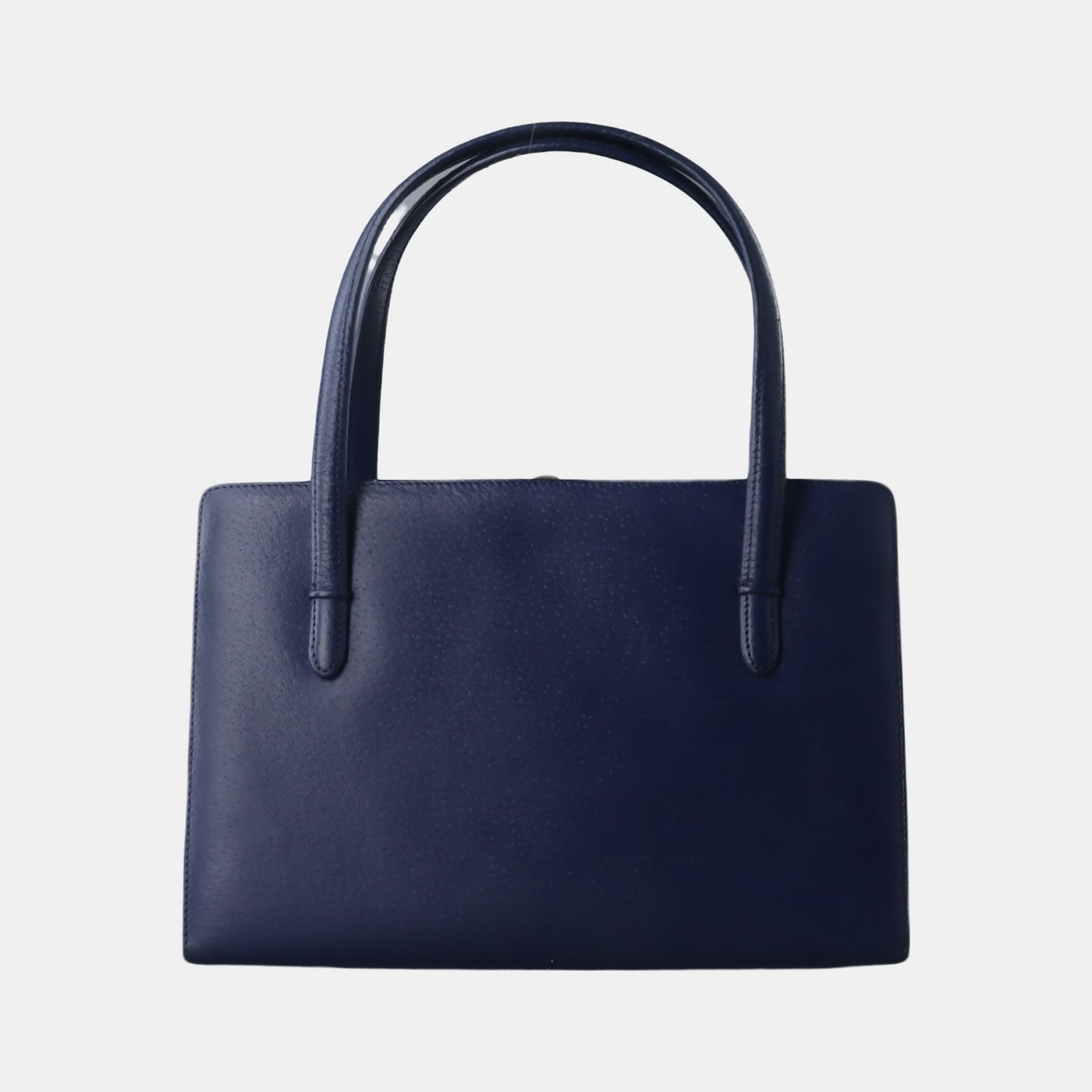 GUCCI Tote bag Blue Leather Tote Bag Golden hardware Vintage model-(SKU)-12936029