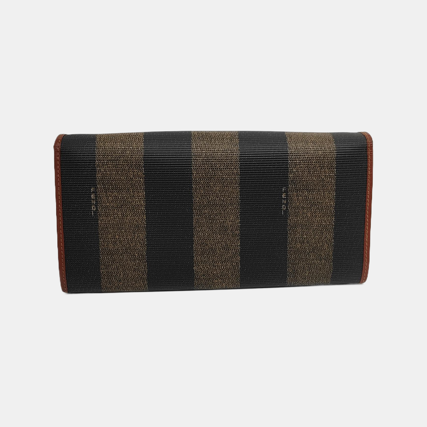 FENDI 拼色涂层帆布双F钱包 Golden hardware-(SKU)-945549641
