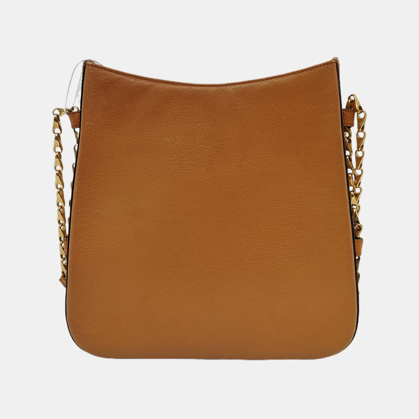CELINE Brown Cowhide Single Shoulder Bag Golden hardware-(SKU)-944792224