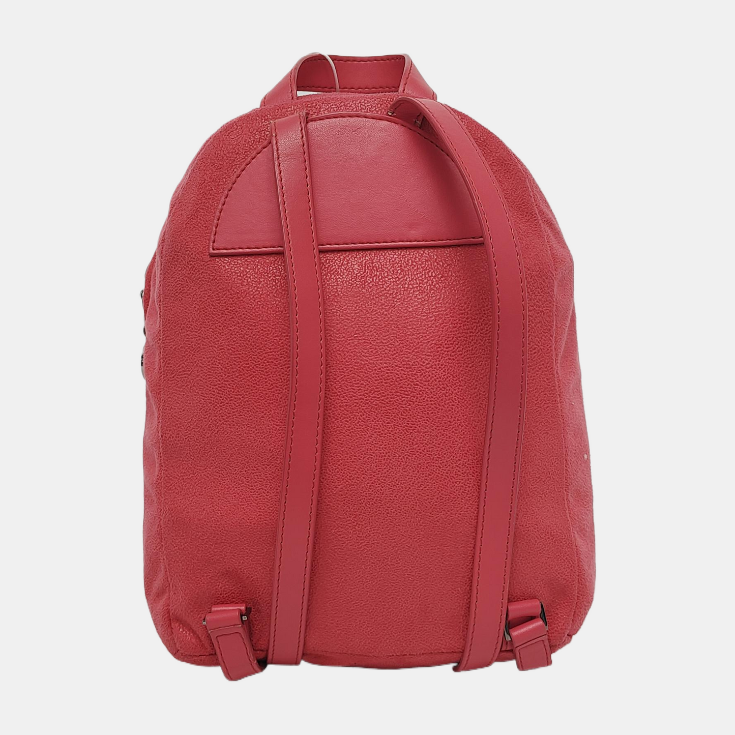 STELLA McCARTNEY Falabella Red Fabric Backpack Black hardware-(SKU)-944717374