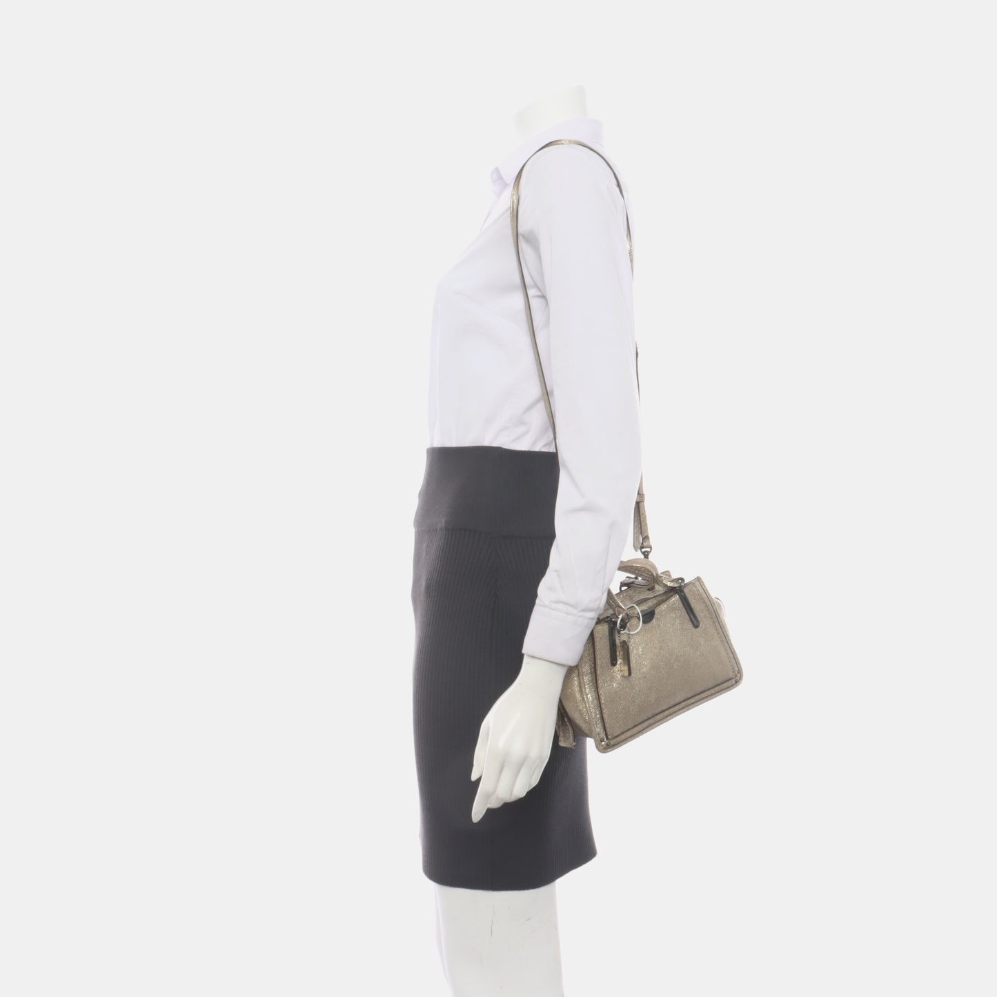 COACH DREAMER Champagne Cowhide Single Shoulder Handbag Crossbody Golden hardware Removable shoulder strap-(SKU)-934000281