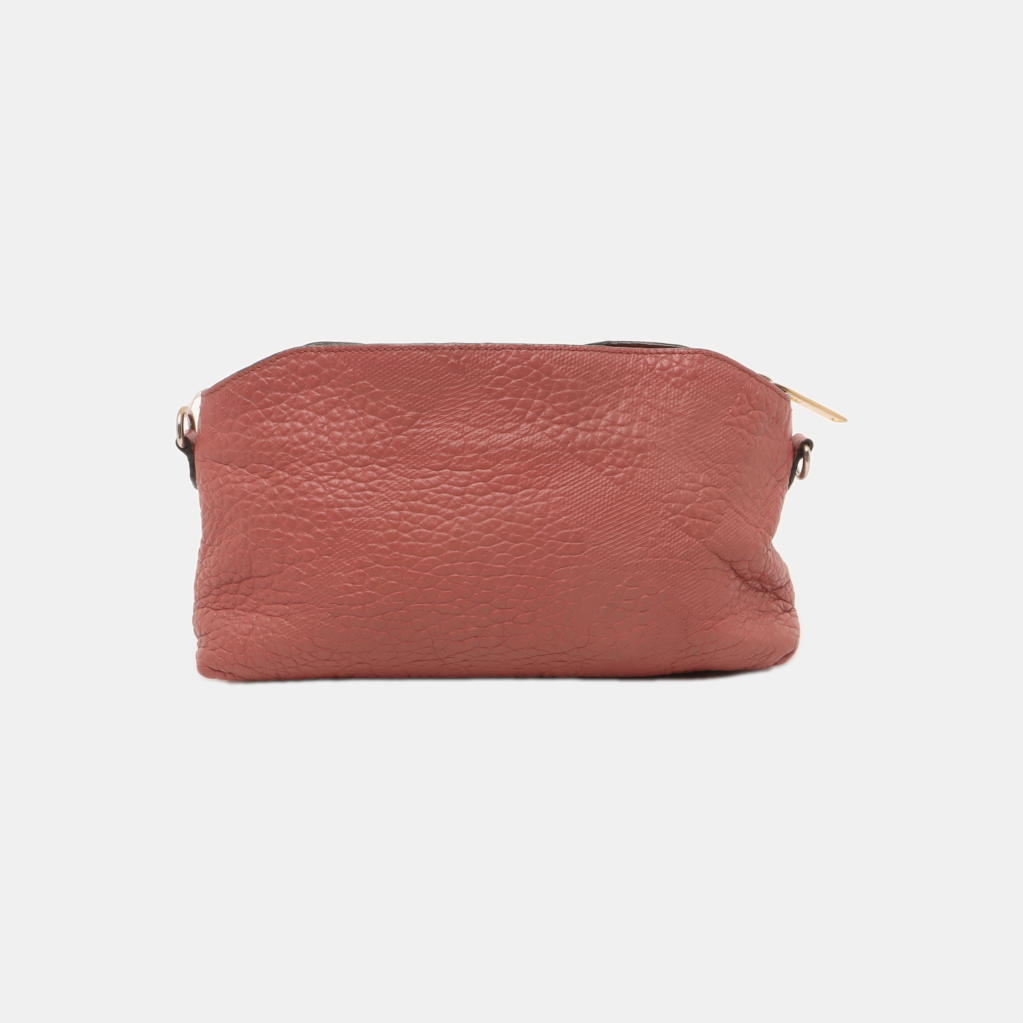 BURBERRY Pink Cowhide Embossed Crossbody Single Shoulder Bag Golden hardware Removable shoulder strap-(SKU)-939917581