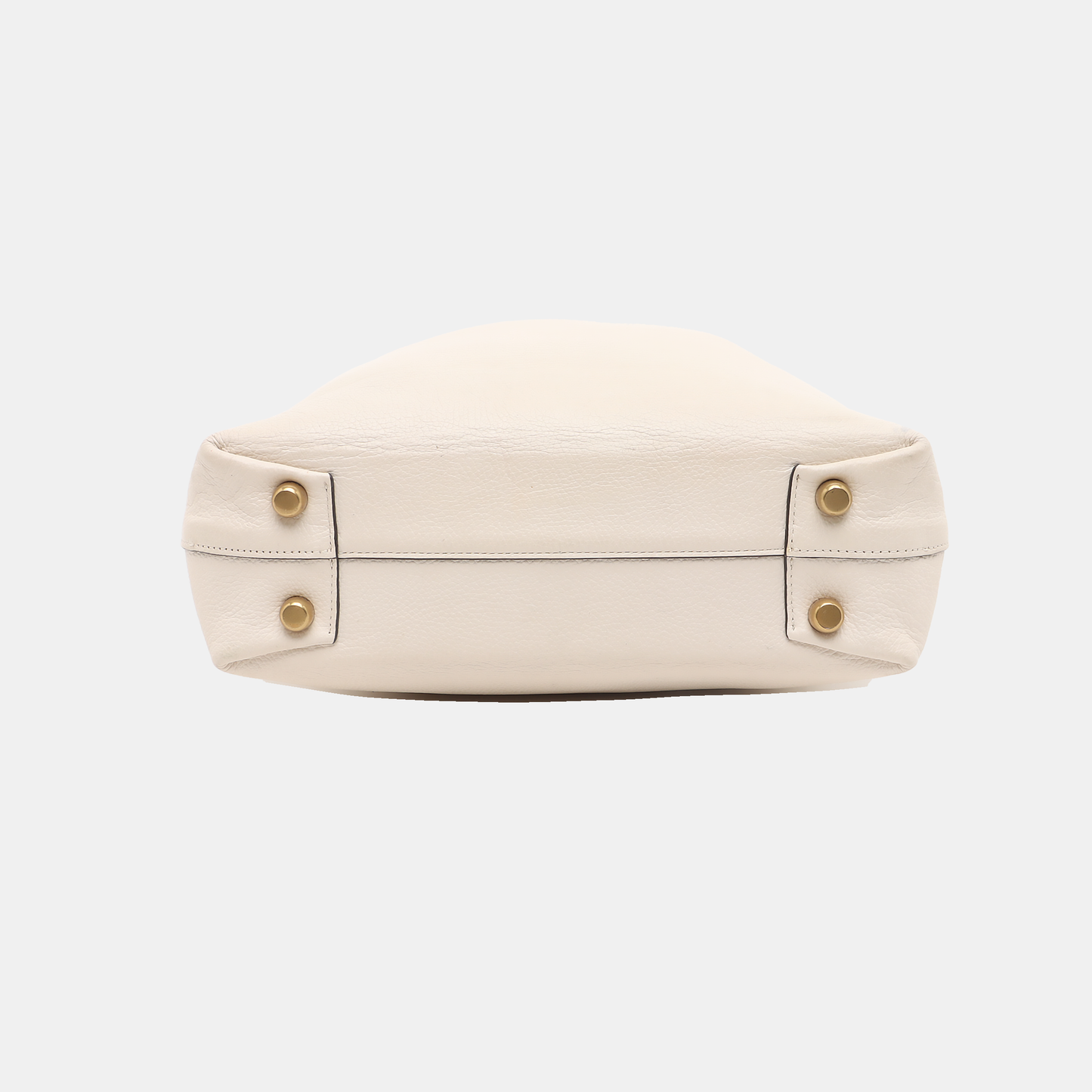 COACH Tote bag White Cowhide Single Shoulder Bag Tote Golden hardware-(SKU)-929655496