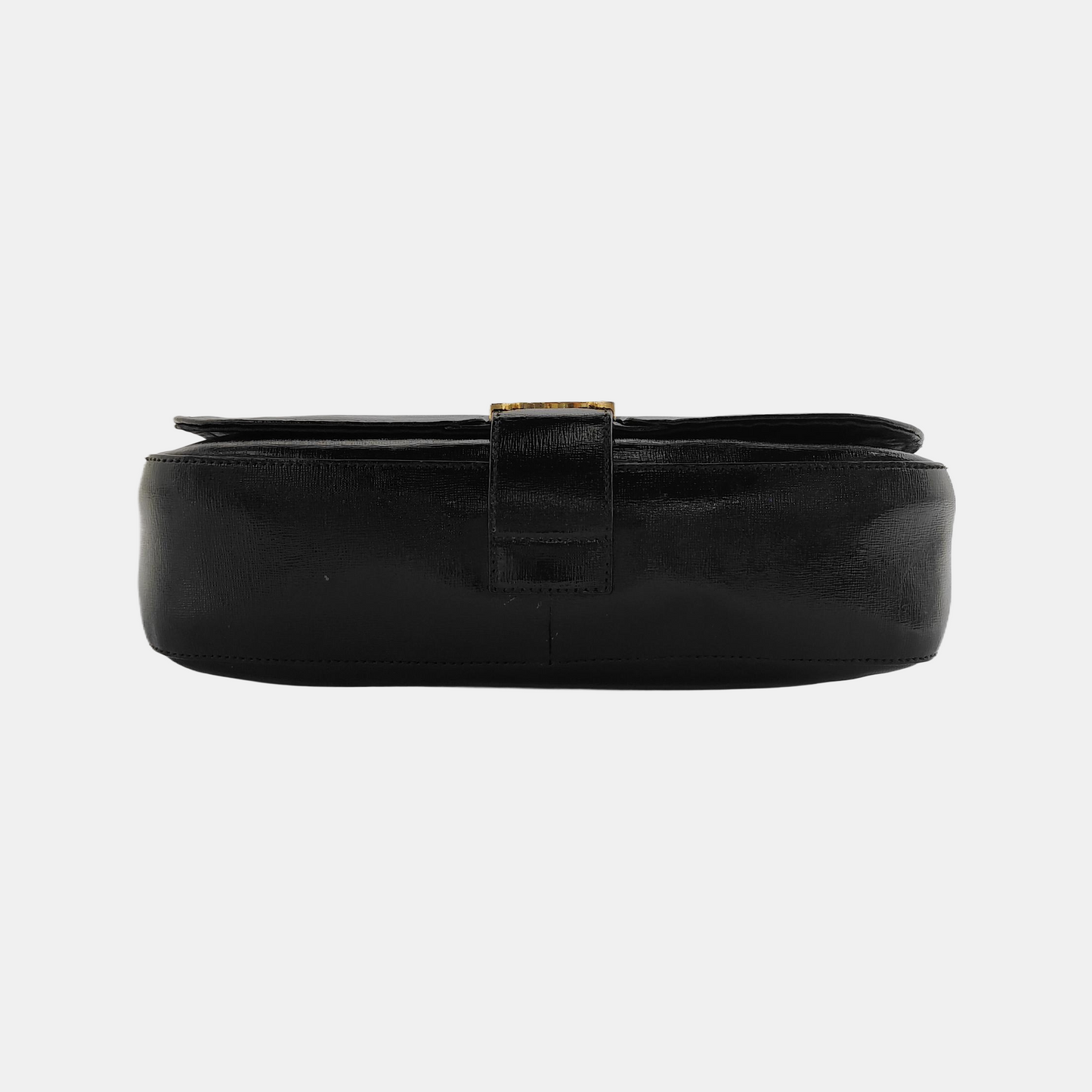 FENDI Black Cowhide Single Shoulder Bag Tote Bag Golden hardware Removable shoulder strap-(SKU)-942811909