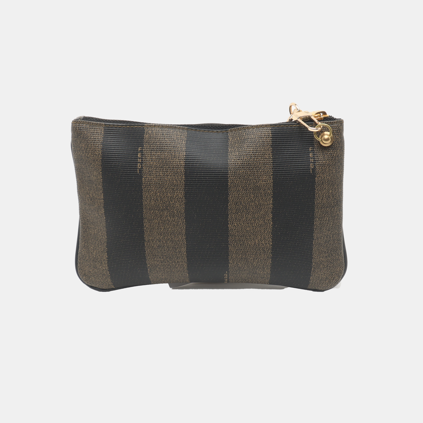 FENDI Brown Coated Canvas Handbag Golden hardware-(SKU)-936934936