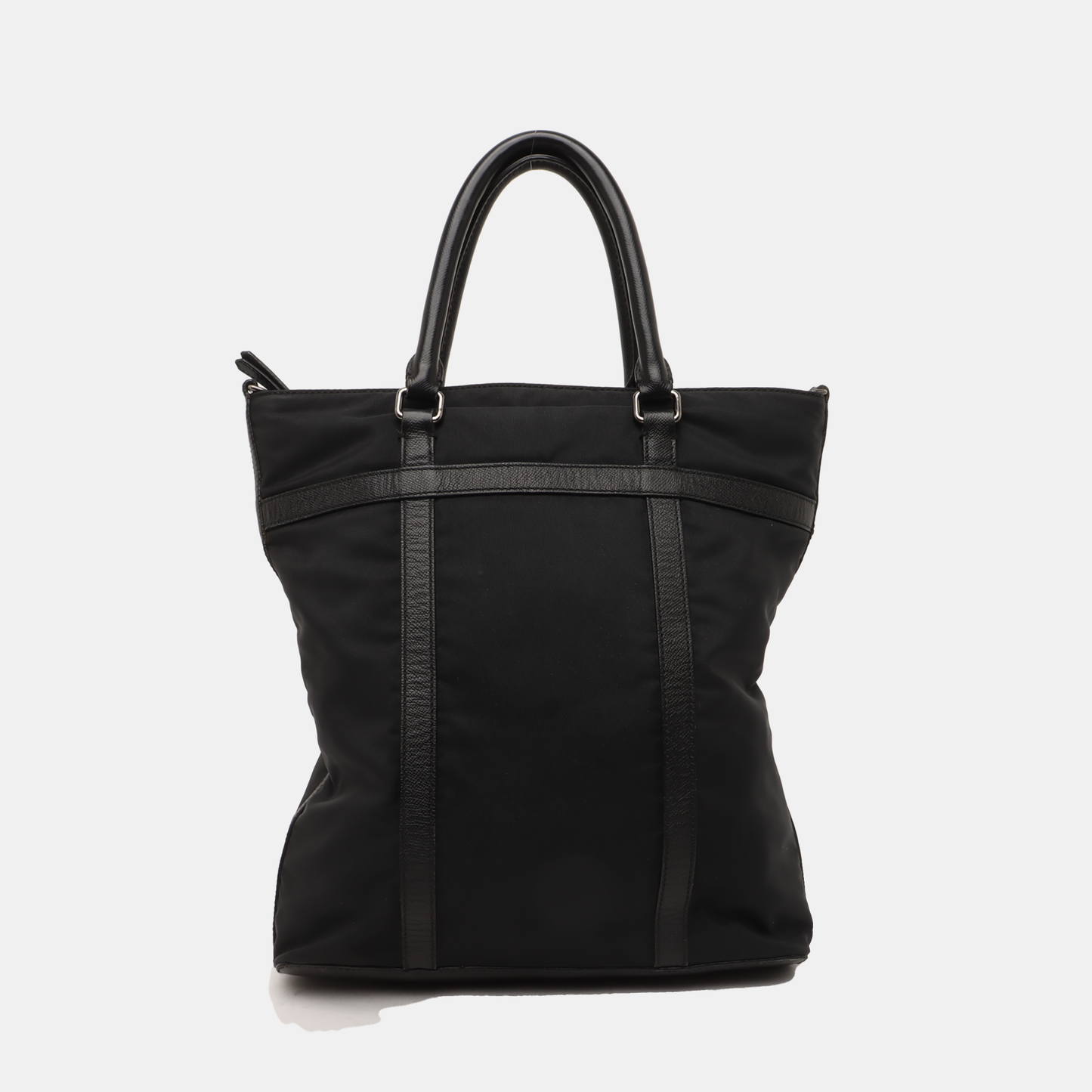 BURBERRY Tote bag Black Nylon Tote Bag Ruthenium color hardware-(SKU)-938859826