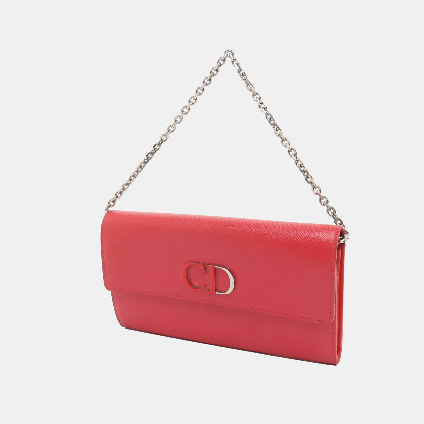 DIOR Pink Calfskin Handbag Silver Hardware Removable shoulder strap-(SKU)-937242743
