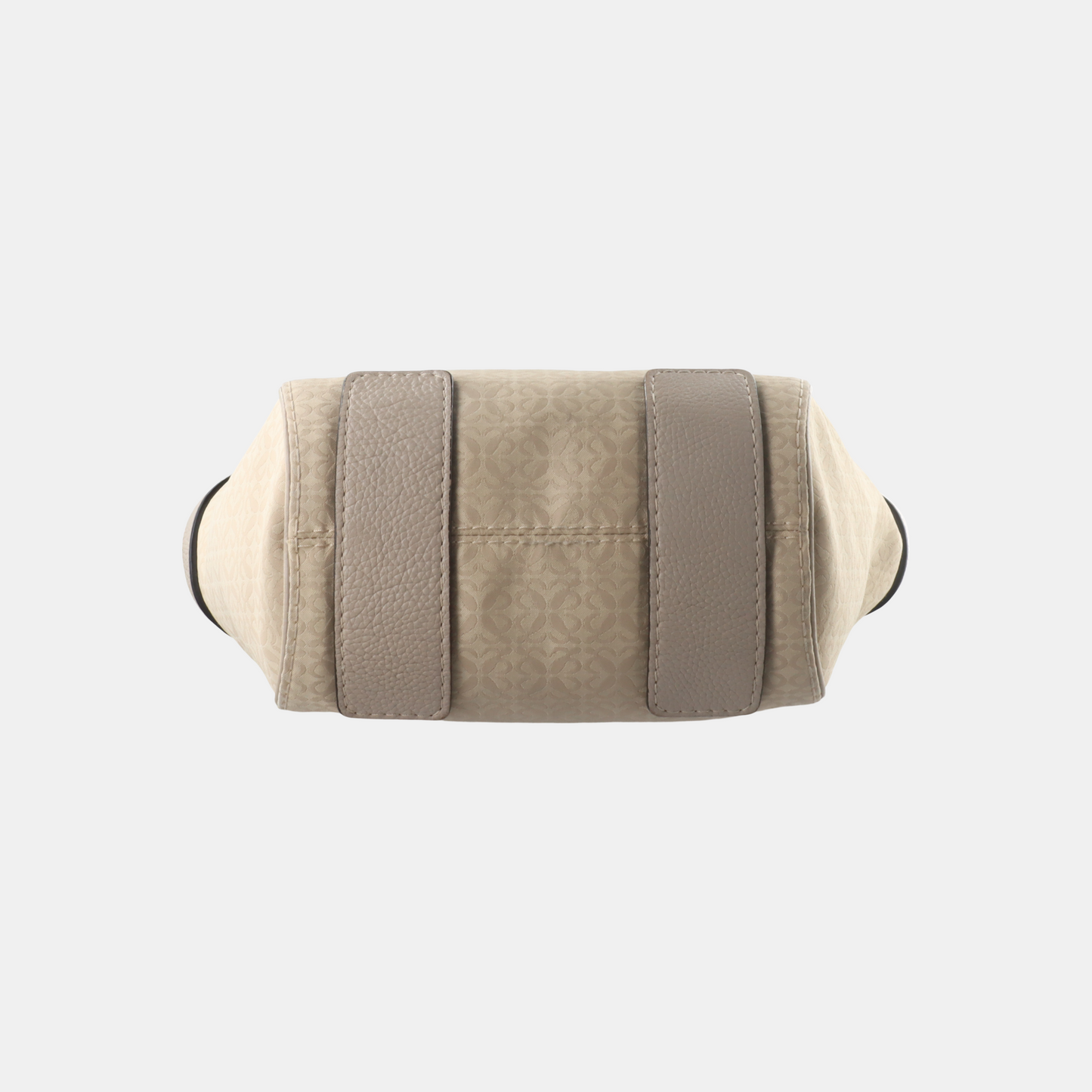 LOEWE Beige Canvas Single Shoulder Bag Handbag Golden hardware-(SKU)-14006993