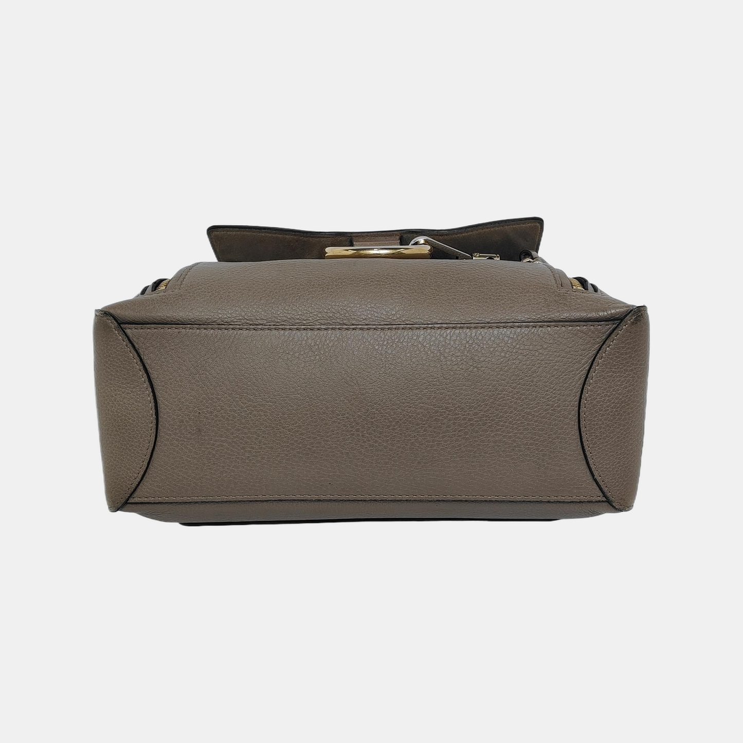 Chloé Faye Medium size Grey Cowhide Single Shoulder Bag Tote Shoulder Bag Crossbody Bag Golden Silver Hardware Removable shoulder strap-(SKU)-939956947