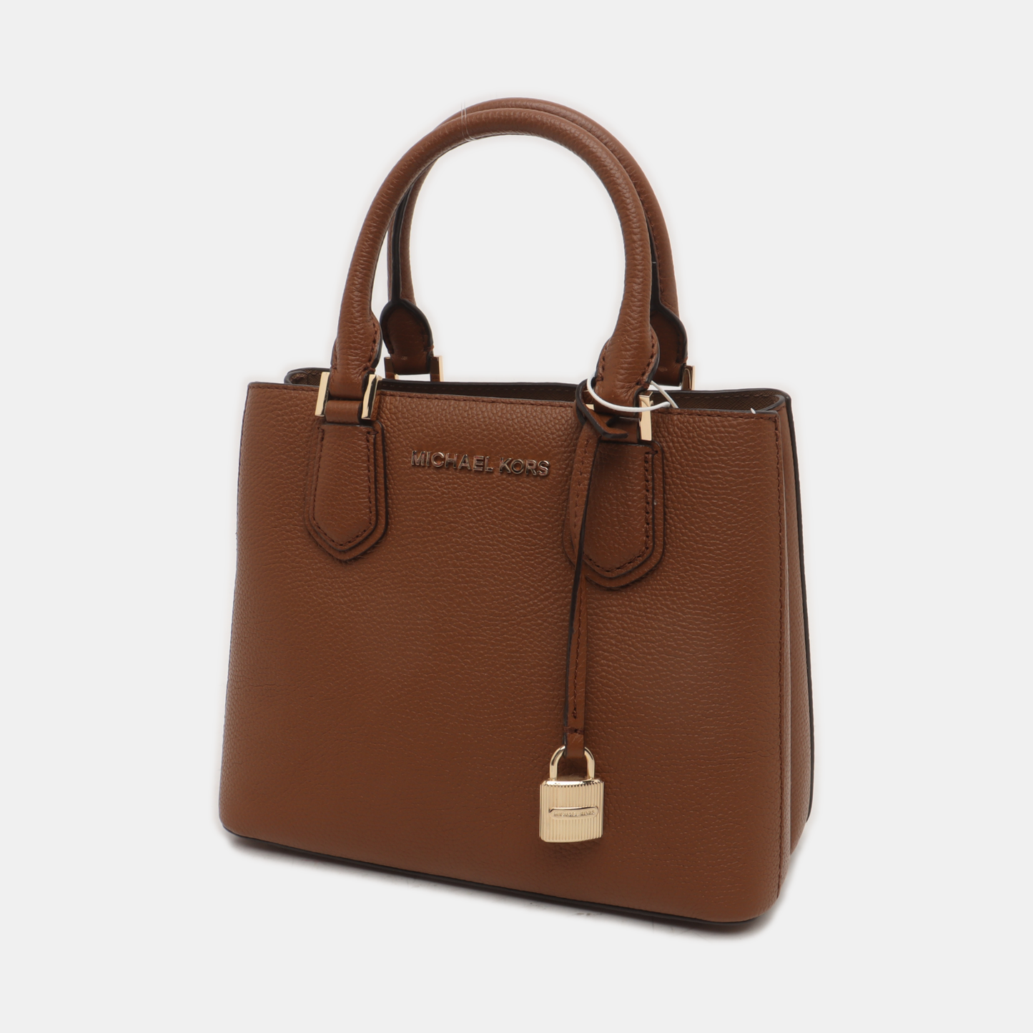 MICHAEL KORS Tote bag Brown Cowhide Embossed Single Shoulder Bag Tote Bag Crossbody Bag Golden hardware Removable shoulder strap-(SKU)-935890394