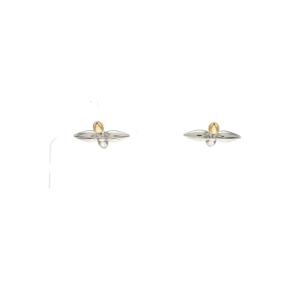 LOUIS VUITTON LOUISETTE Silver Alloy Stud Earrings-(SKU)-944140395